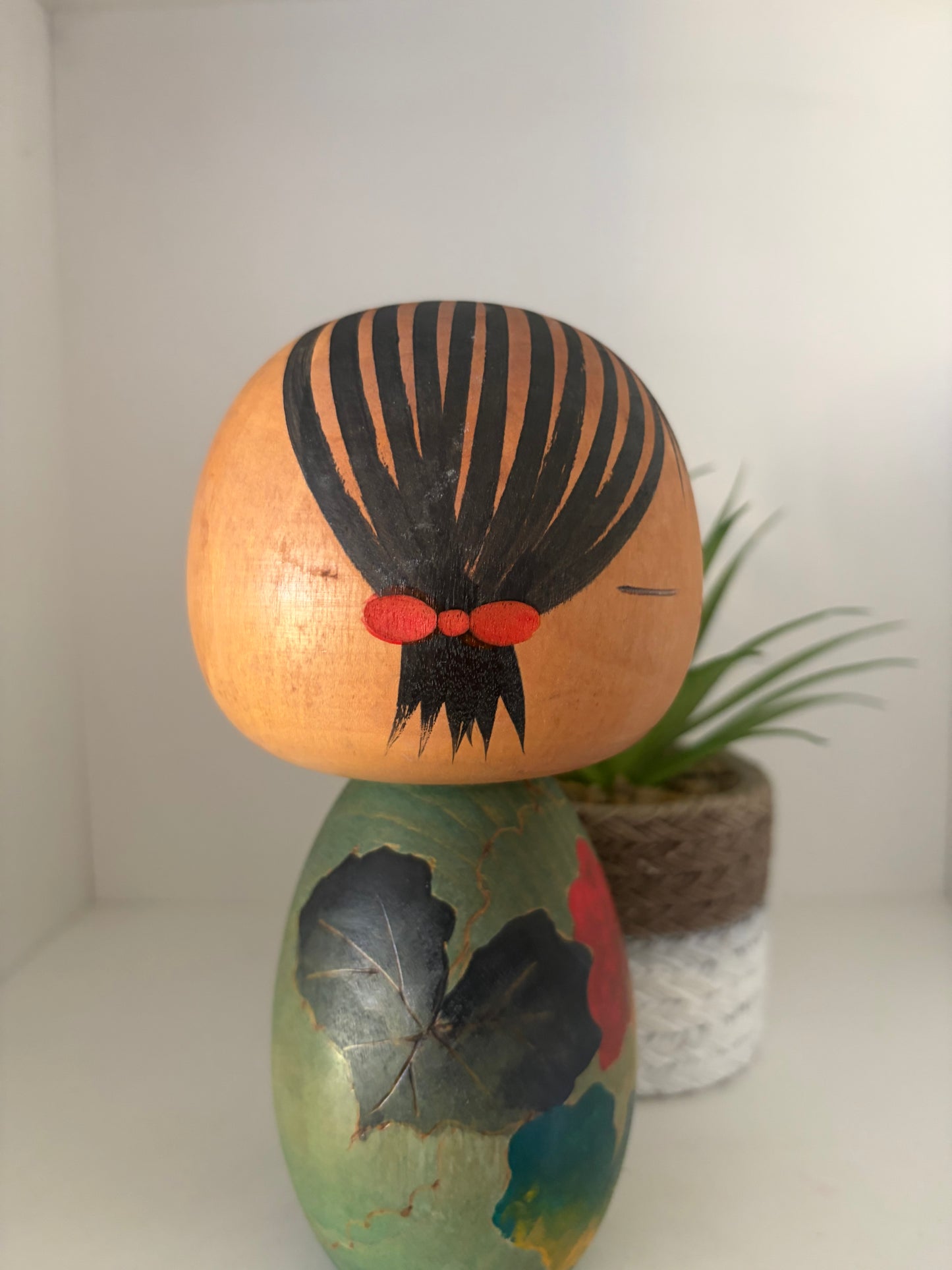 Vintage creative kokeshi by Yuji Kawase (1938-)