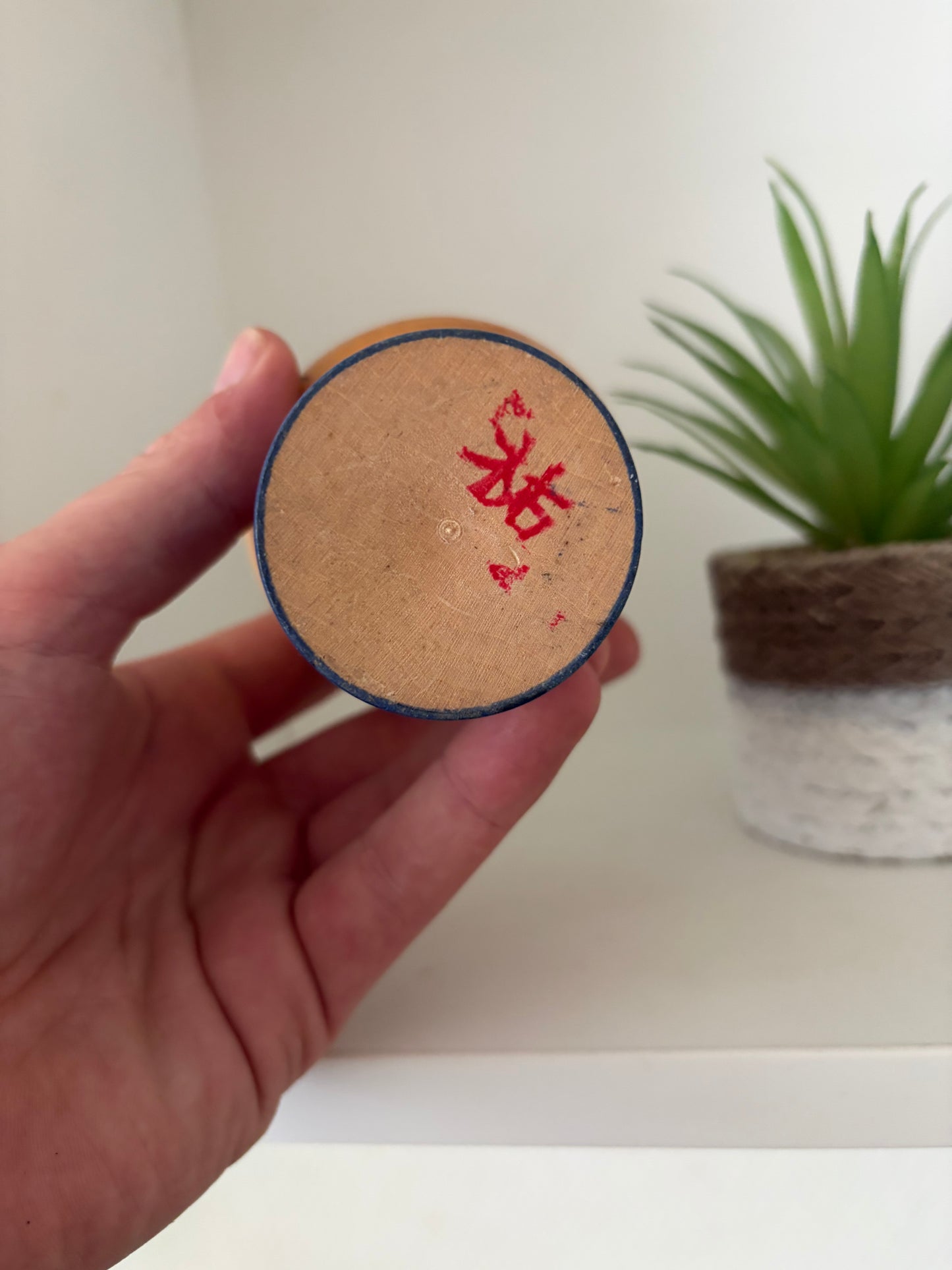 Vintage creative kokeshi by Yuji Kawase