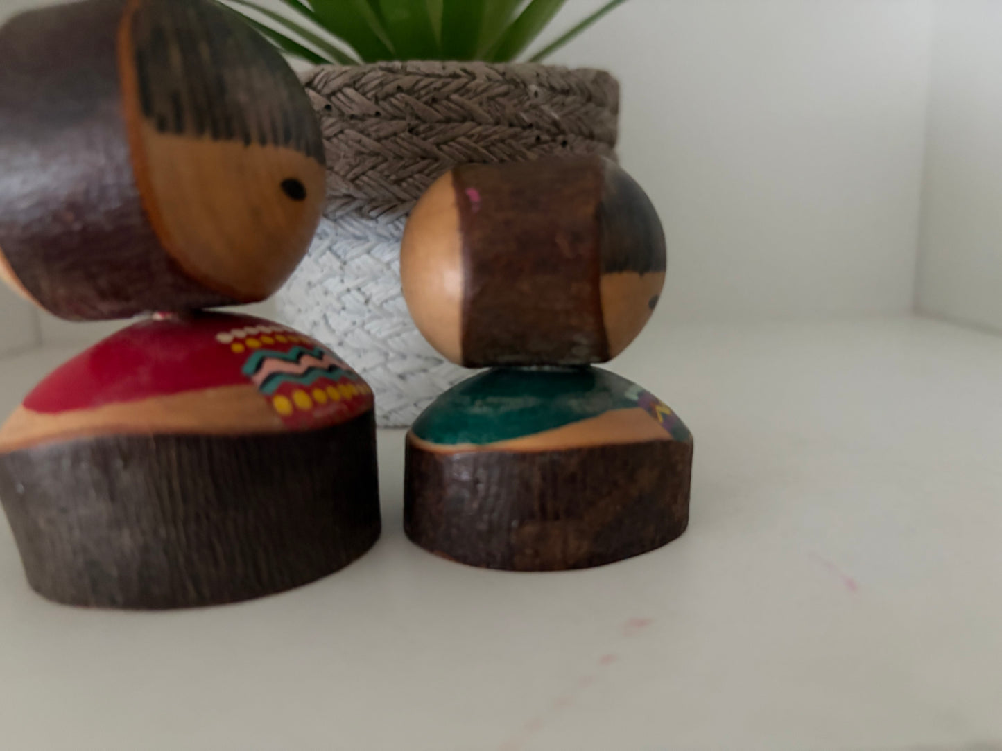 Rare Vintage Sosaku kokeshi set by Hideo Ishihara (1925-1999)