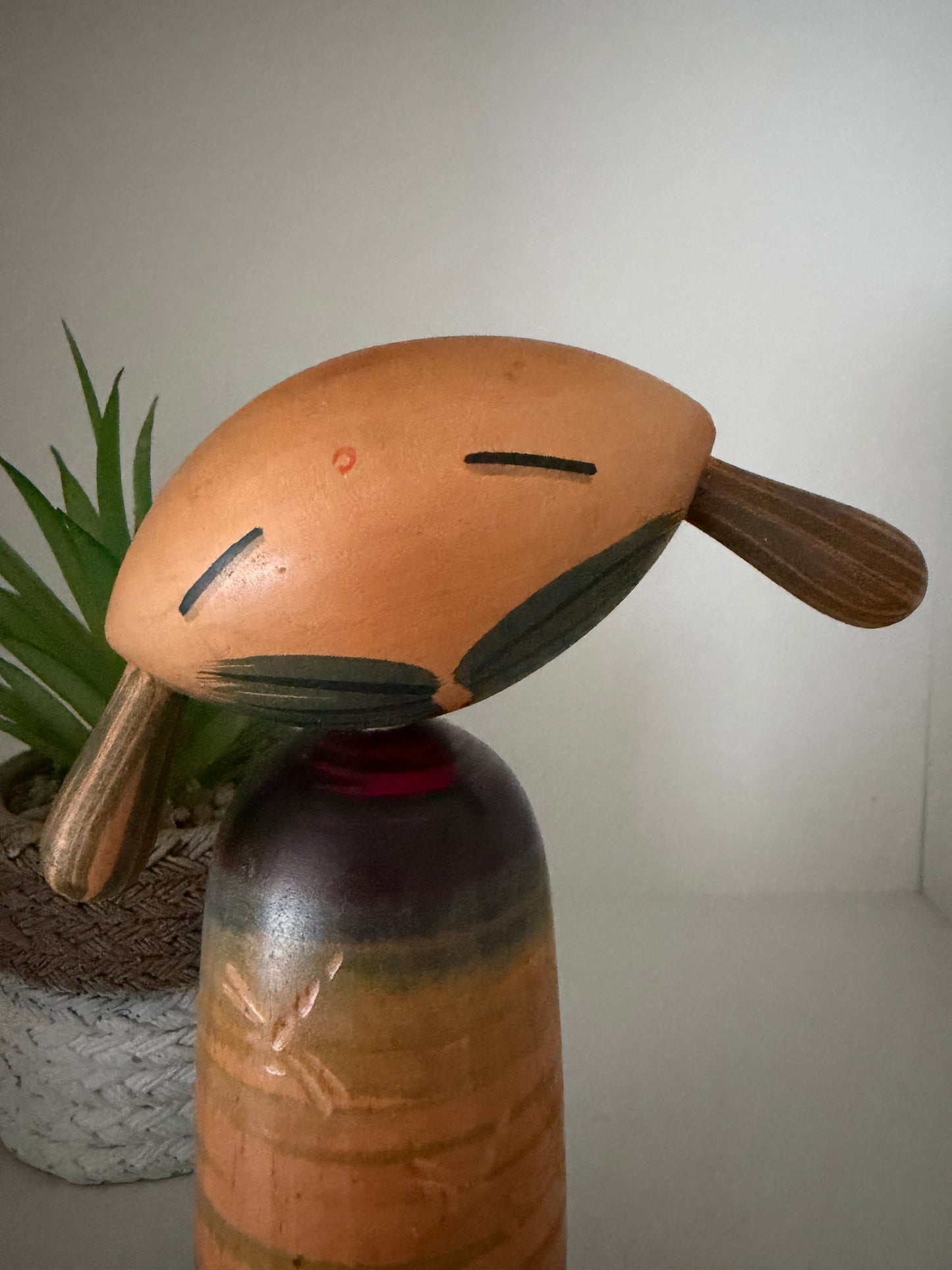 Rare Vintage Creative Kokeshi By Tsujita Tatsuya