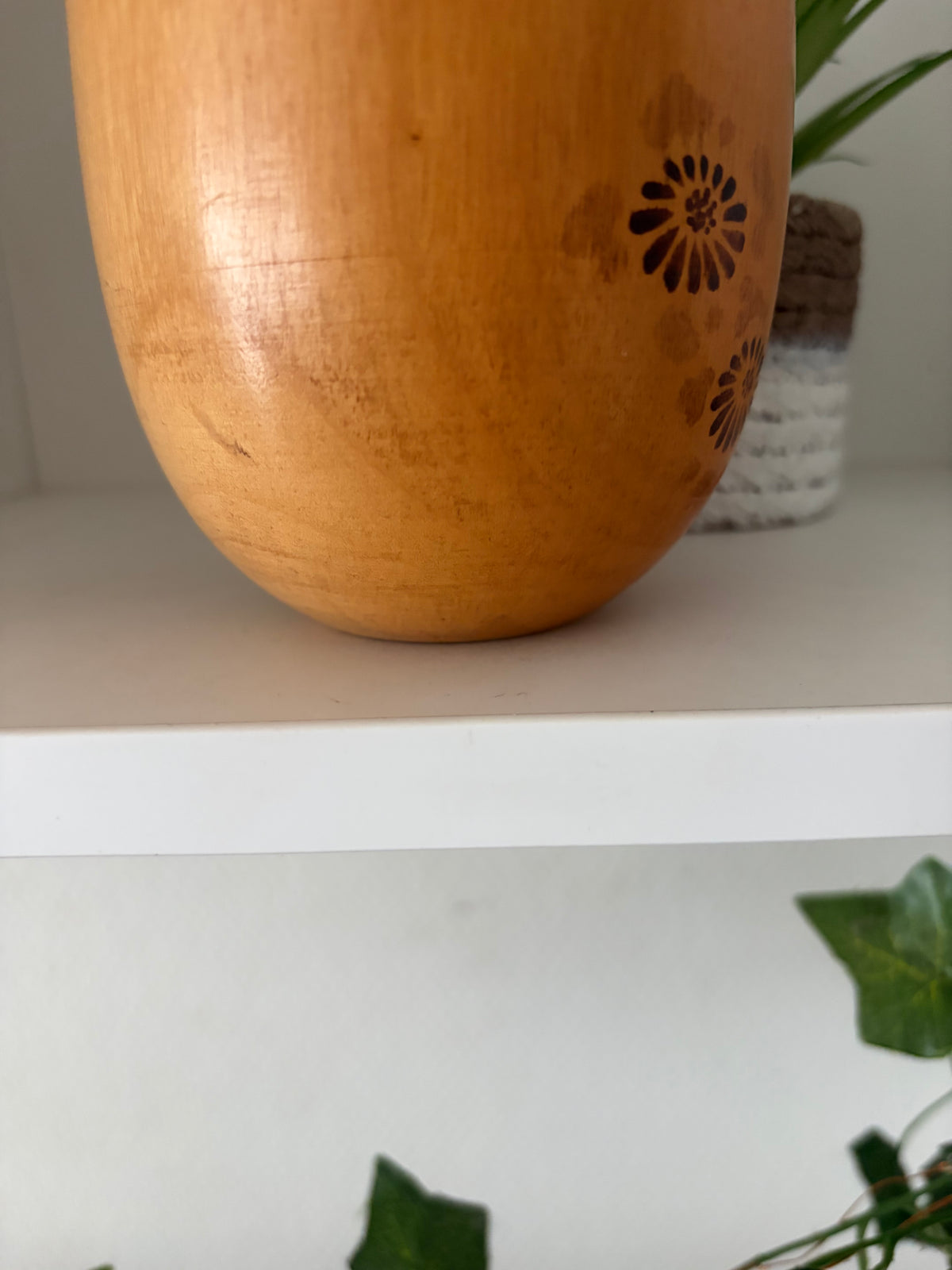 Rare vintage Sosaku kokeshi by Kano Chiyomatsu (1935-)