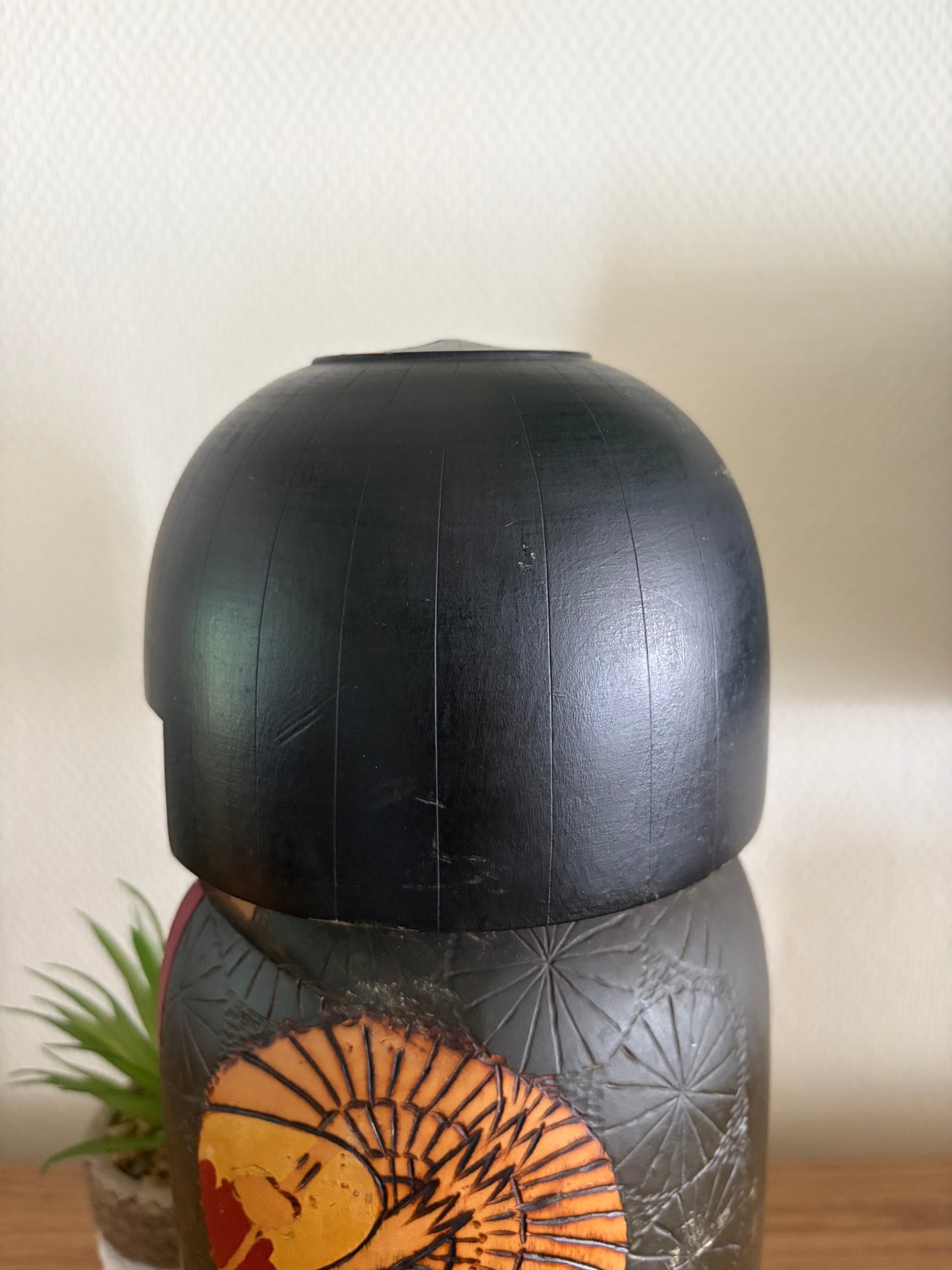 Rare vintage Gumma kokeshi by Inosuke Kobayashi (1931-)