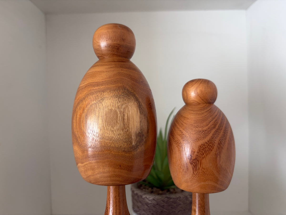 Exclusive set Sosaku kokeshi by Yuji Kawase (1938-)