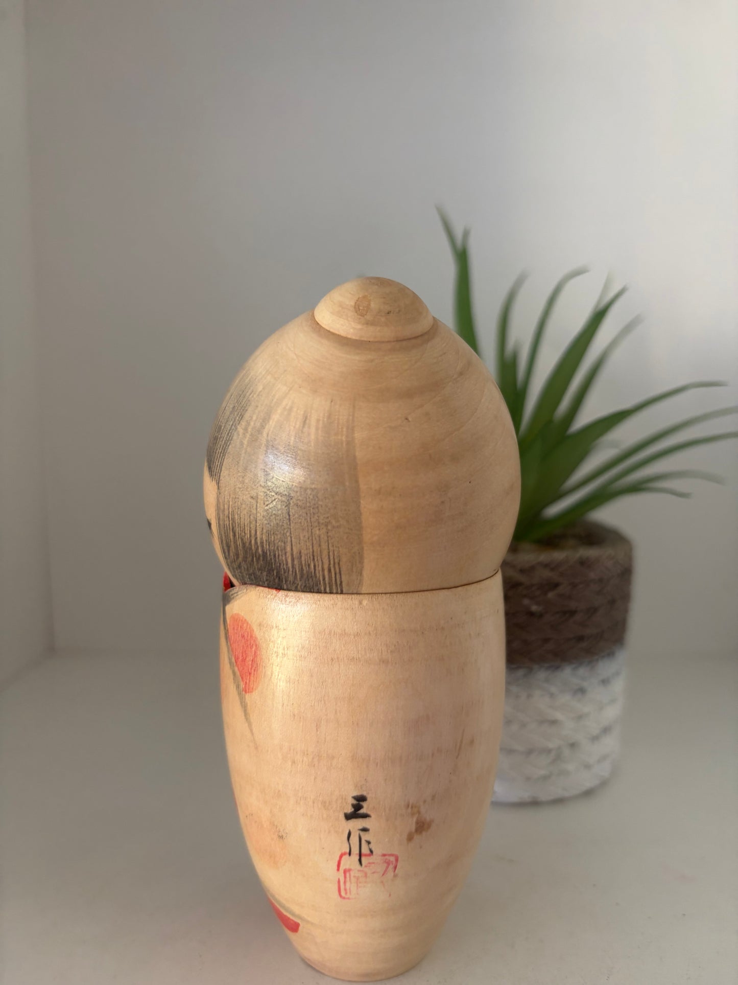 Vintage Sosaku kokeshi by Sansaku Sekiguchi (1925-2018)