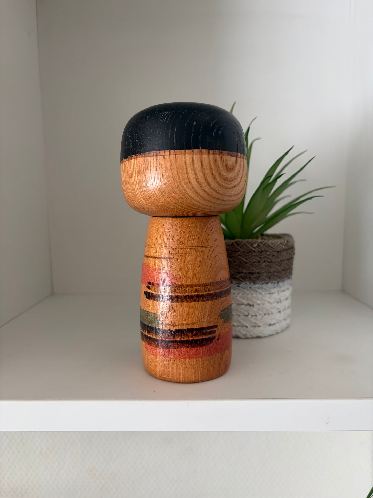 vintage creative kokeshi made by Sanpei Yamanaka (1926-2012)