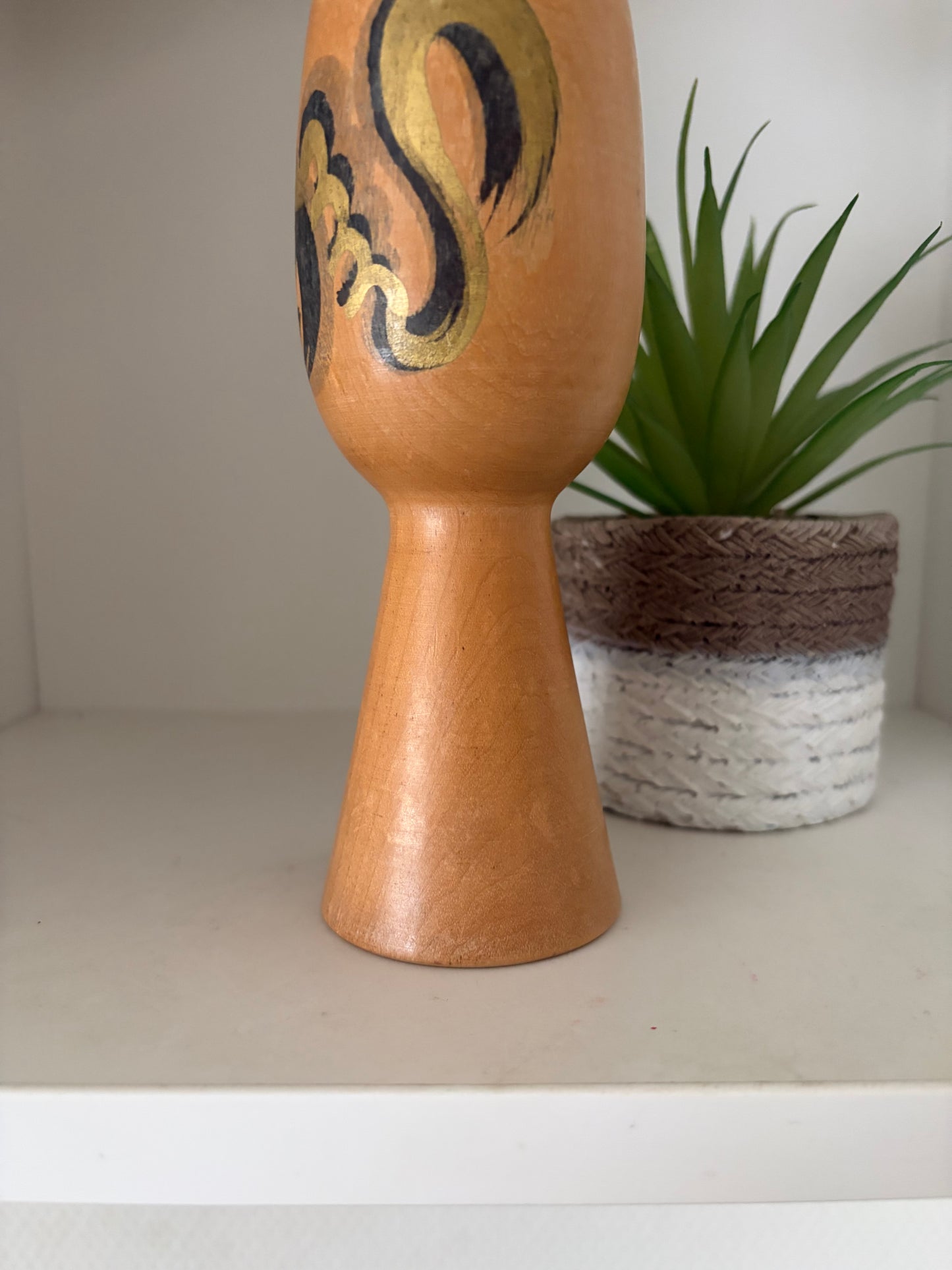 Rare Vintage Creative Kokeshi by Fukuju Yusa (1930-2001)
