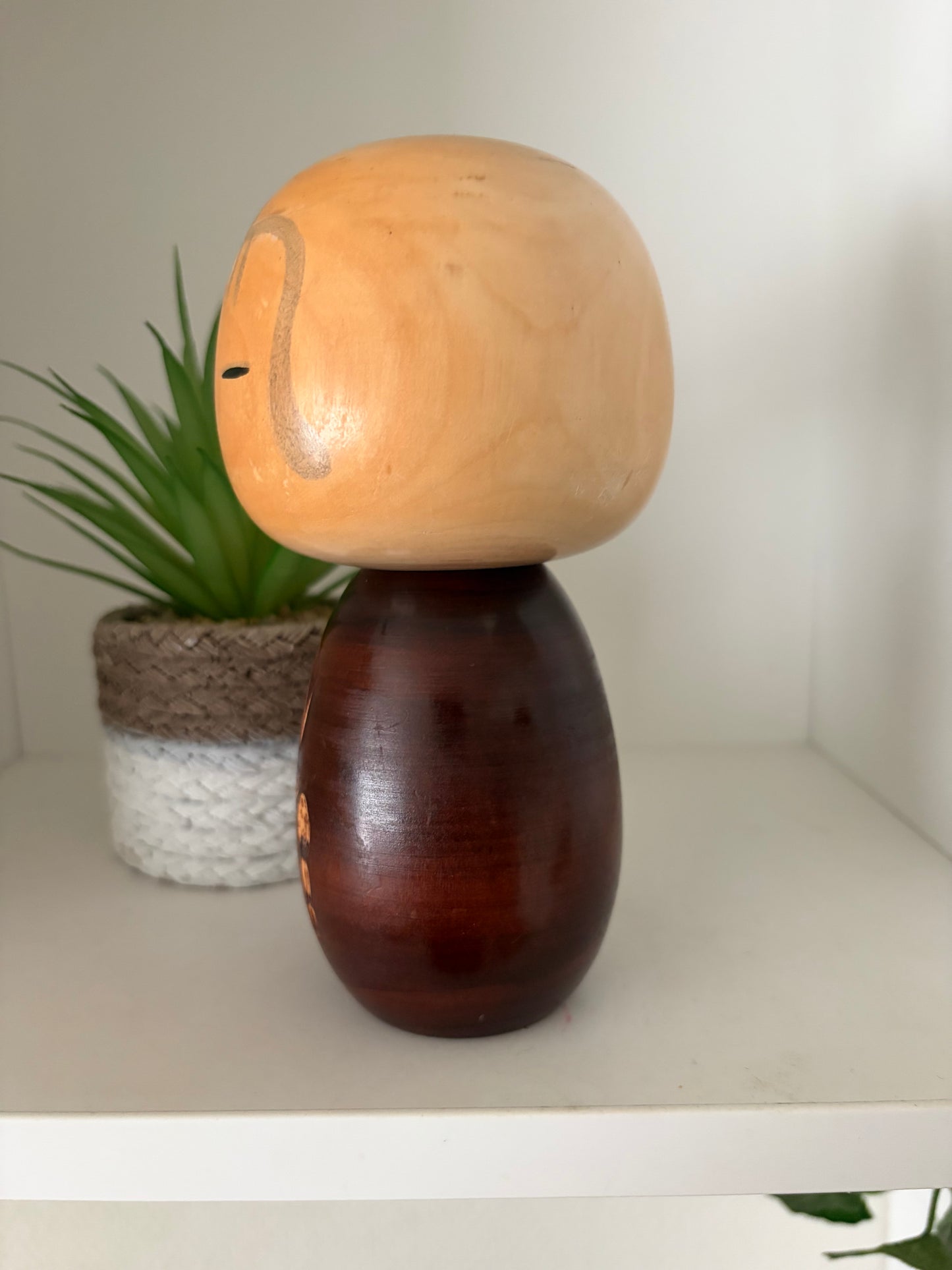 Vintage Sosaku kokeshi by Yuji Kawase (1938-)