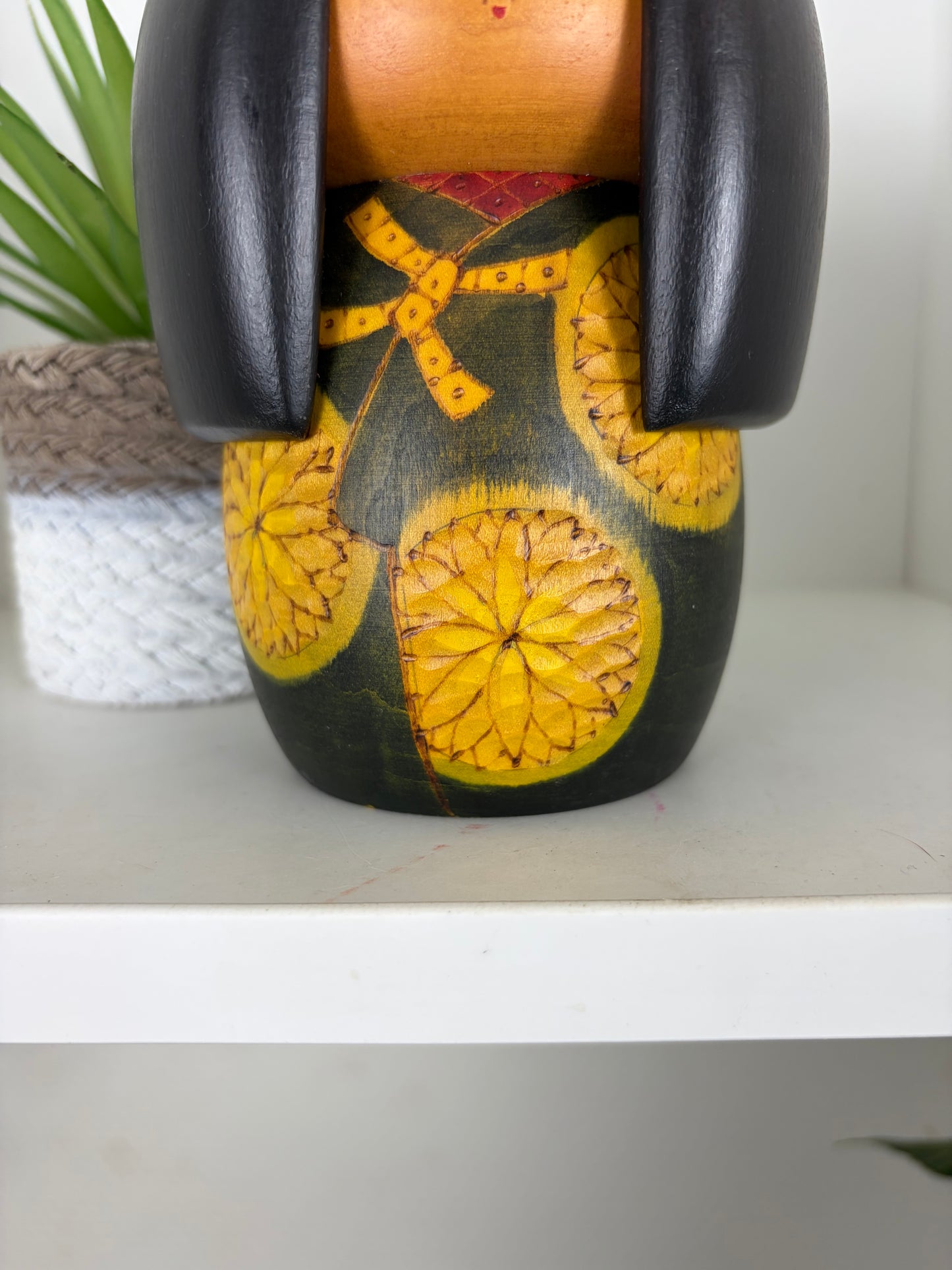 Vintage Sosaku kokeshi by Kato Tatsuo (1940-)