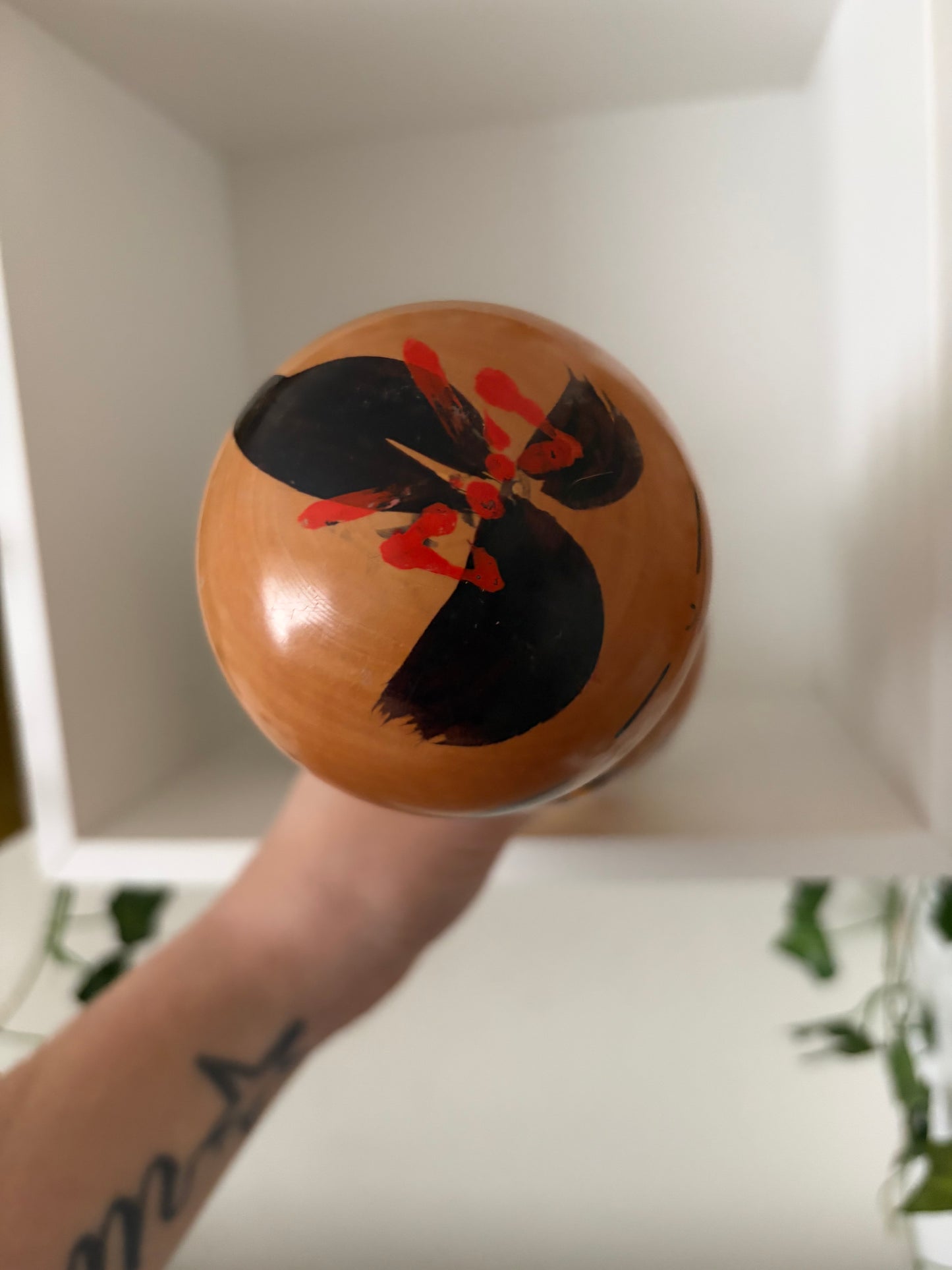 Vintage Japanese Sosaku Kokeshi by Kiyohara Takao (1916-)