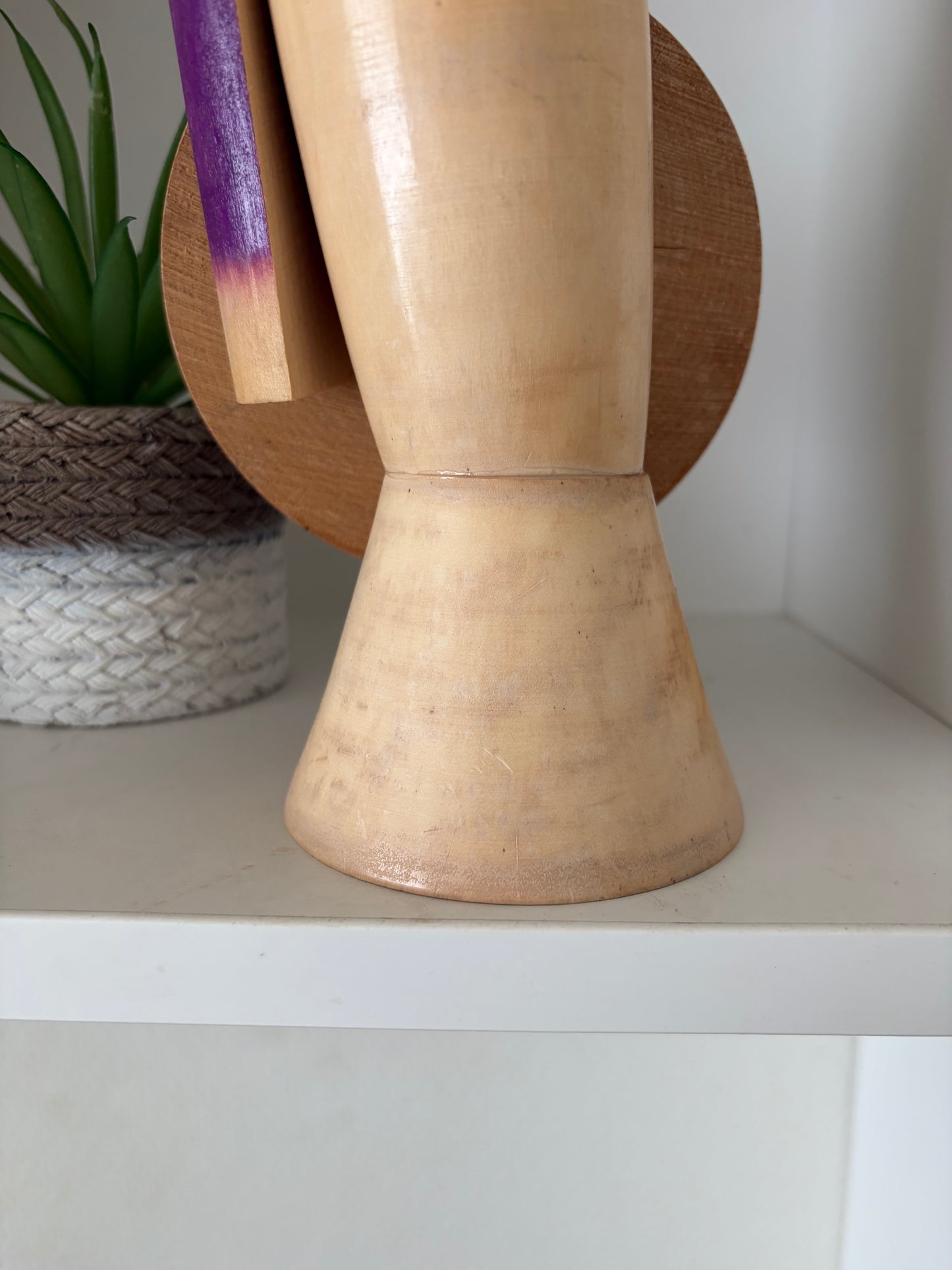 Vintage Sosaku kokeshi by Sadao Kishi (1932-1998)