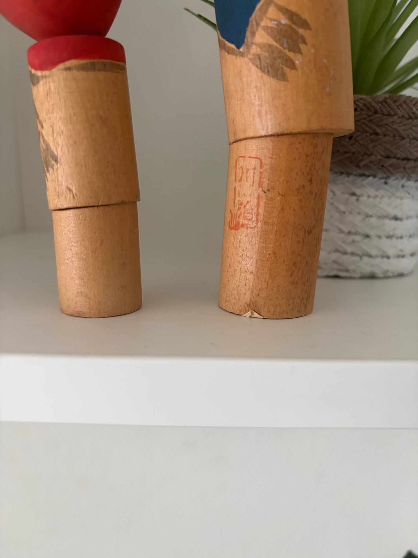 Vintage Mother and Child kokeshi by Kiyohara Takao