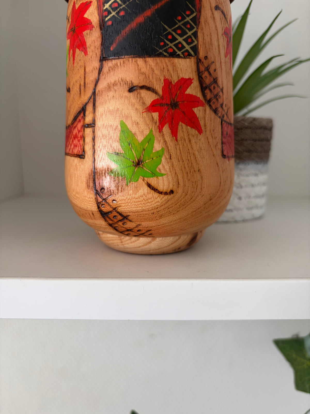 Vintage Gumma kokeshi by Kunio Miyagawa (1933-)
