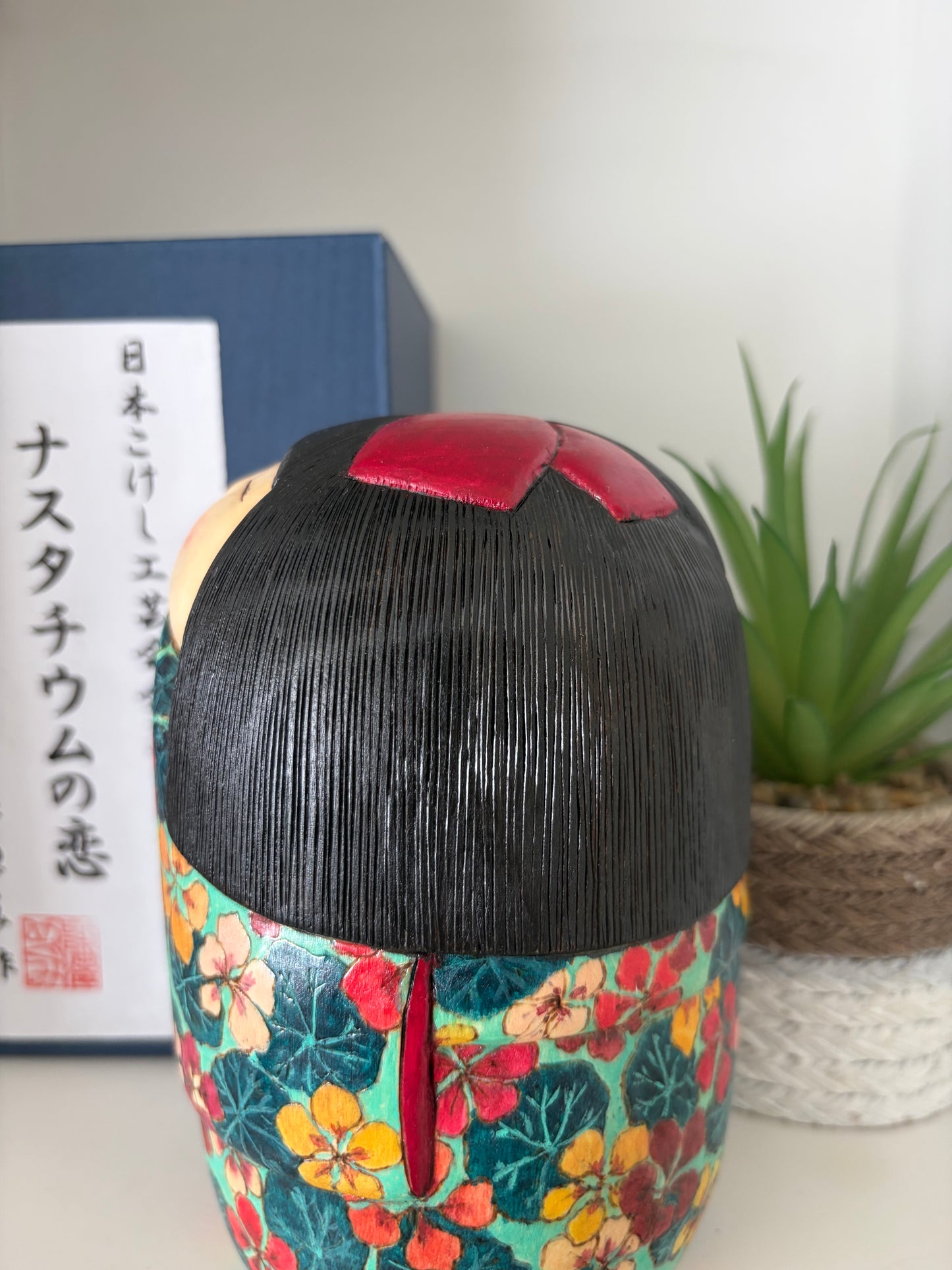 One of a kind Sosaku kokeshi by Megumi Nozawa
