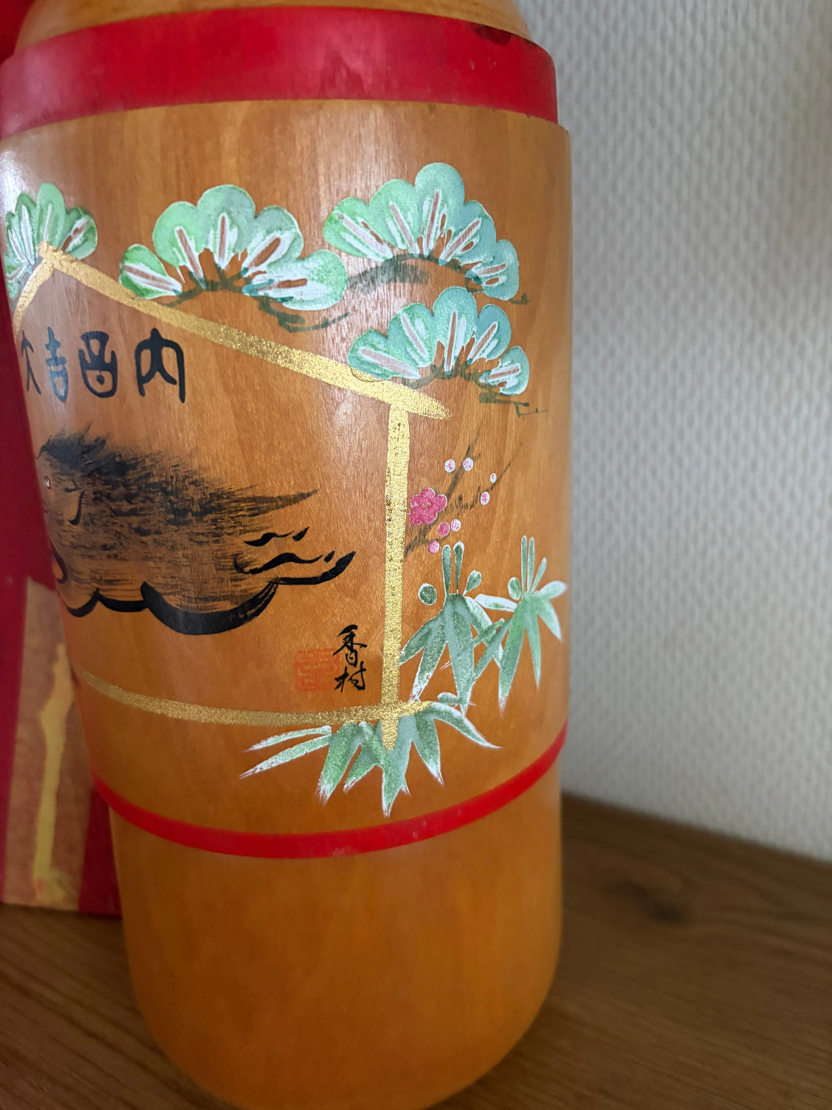 Exclusive HUGE Sosaku kokeshi by Sato Kouson