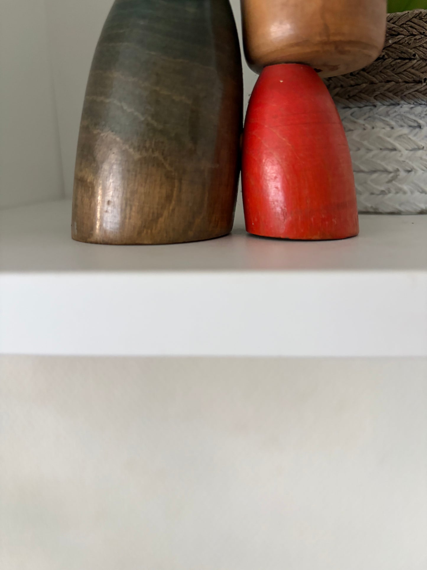 Exclusive Rare Vintage Creative Kokeshi by renowned artisan Ikuyoshi Yokozuka - Mother and child