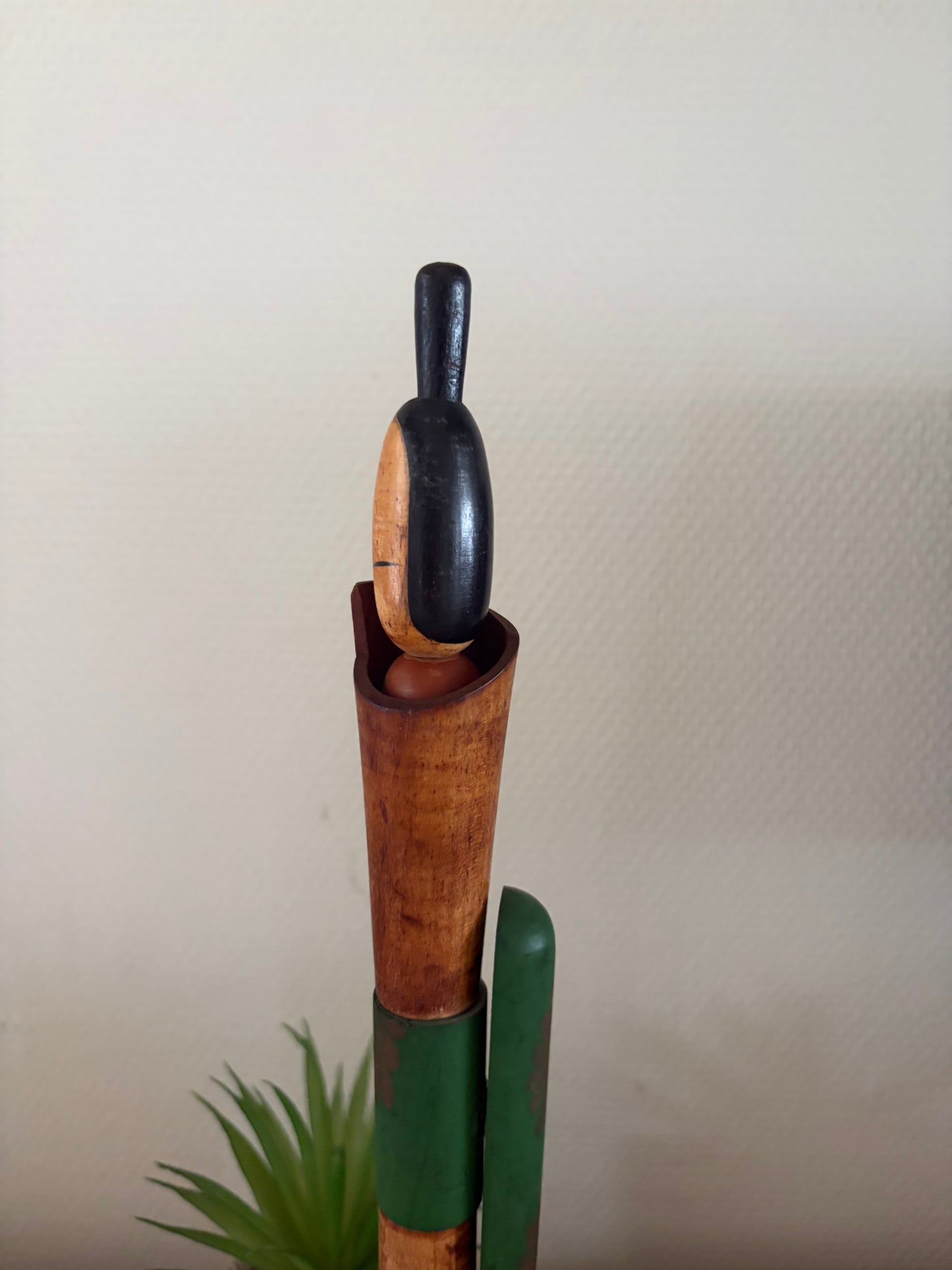 Rare vintage Sosaku kokeshi by Shido Shozan (1932-1995)