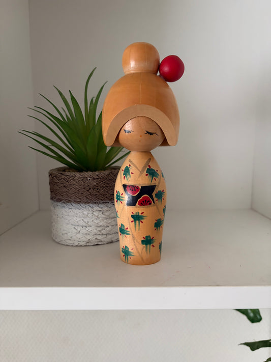 Vintage Sosaku Kokeshi by Yamagishi Umeyoshi (1920-2004)