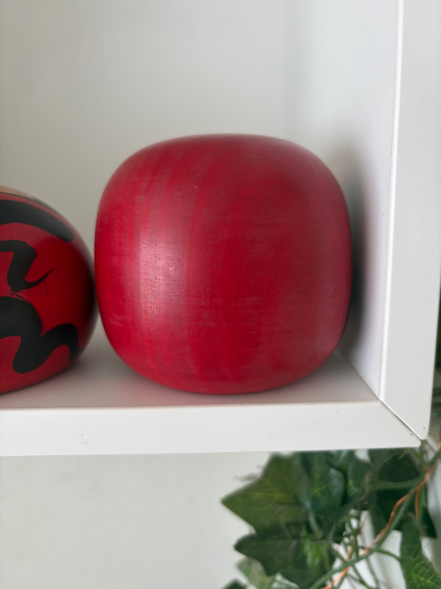 Complete first edition collection of 10 Daruma kokeshi by the Sony Family Club