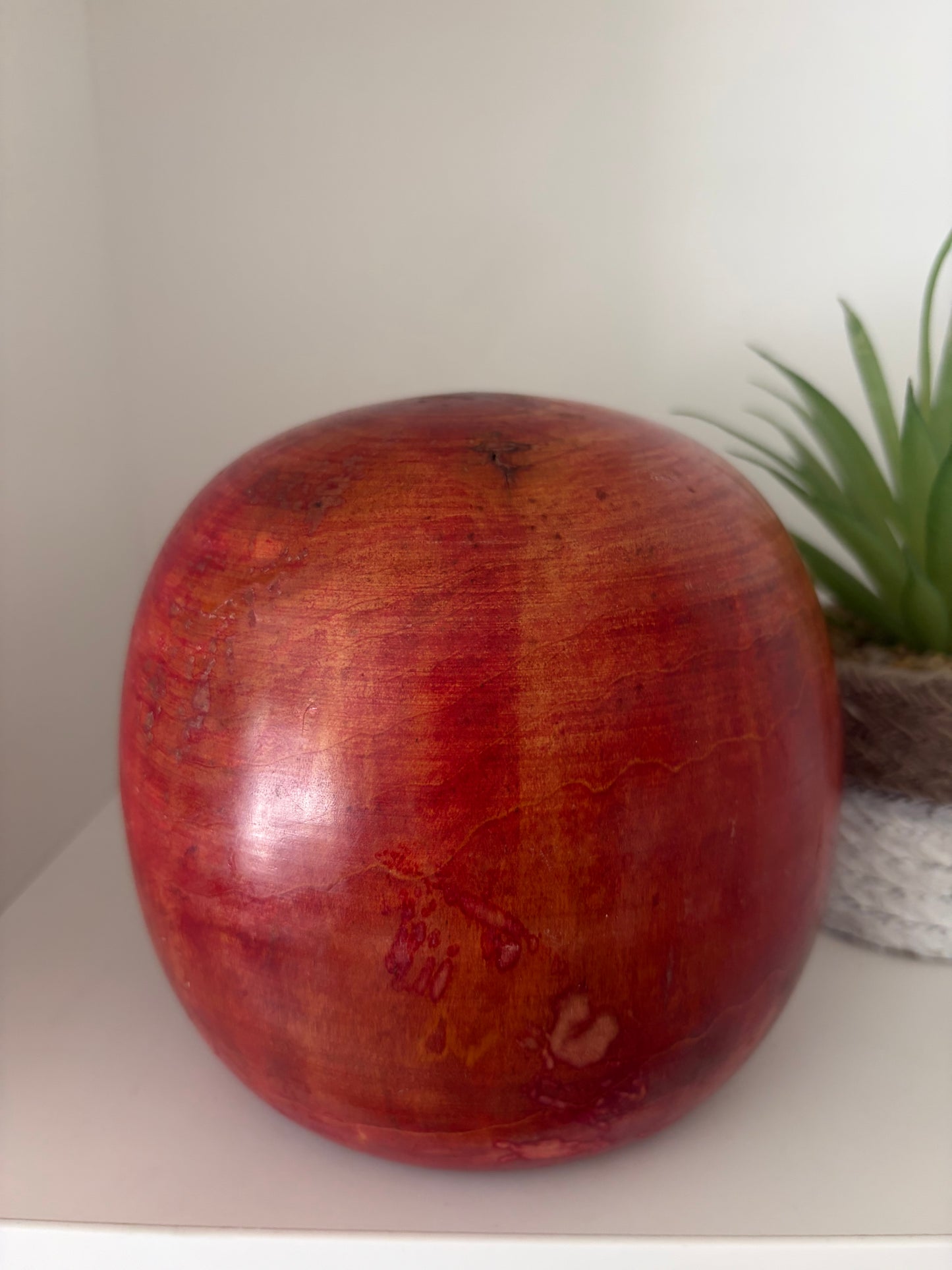 Big massive vintage Daruma kokeshi by Shogo Shinkai