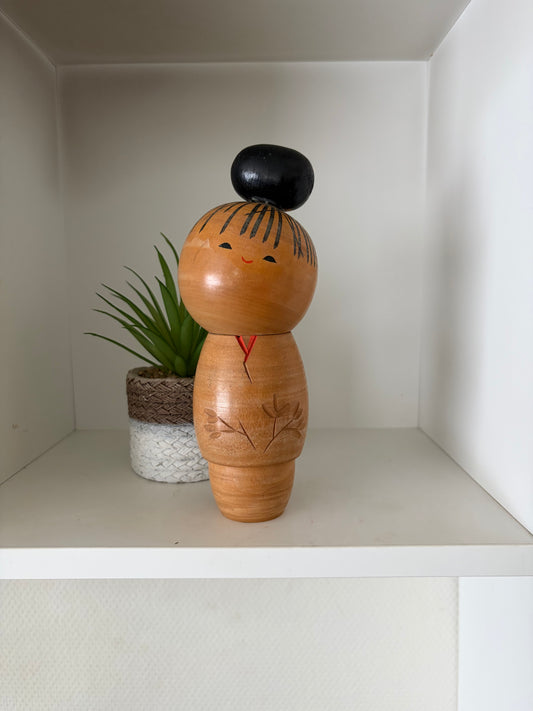 Rare vintage Sosaku kokeshi by Inosuke Kobayashi (1931-)