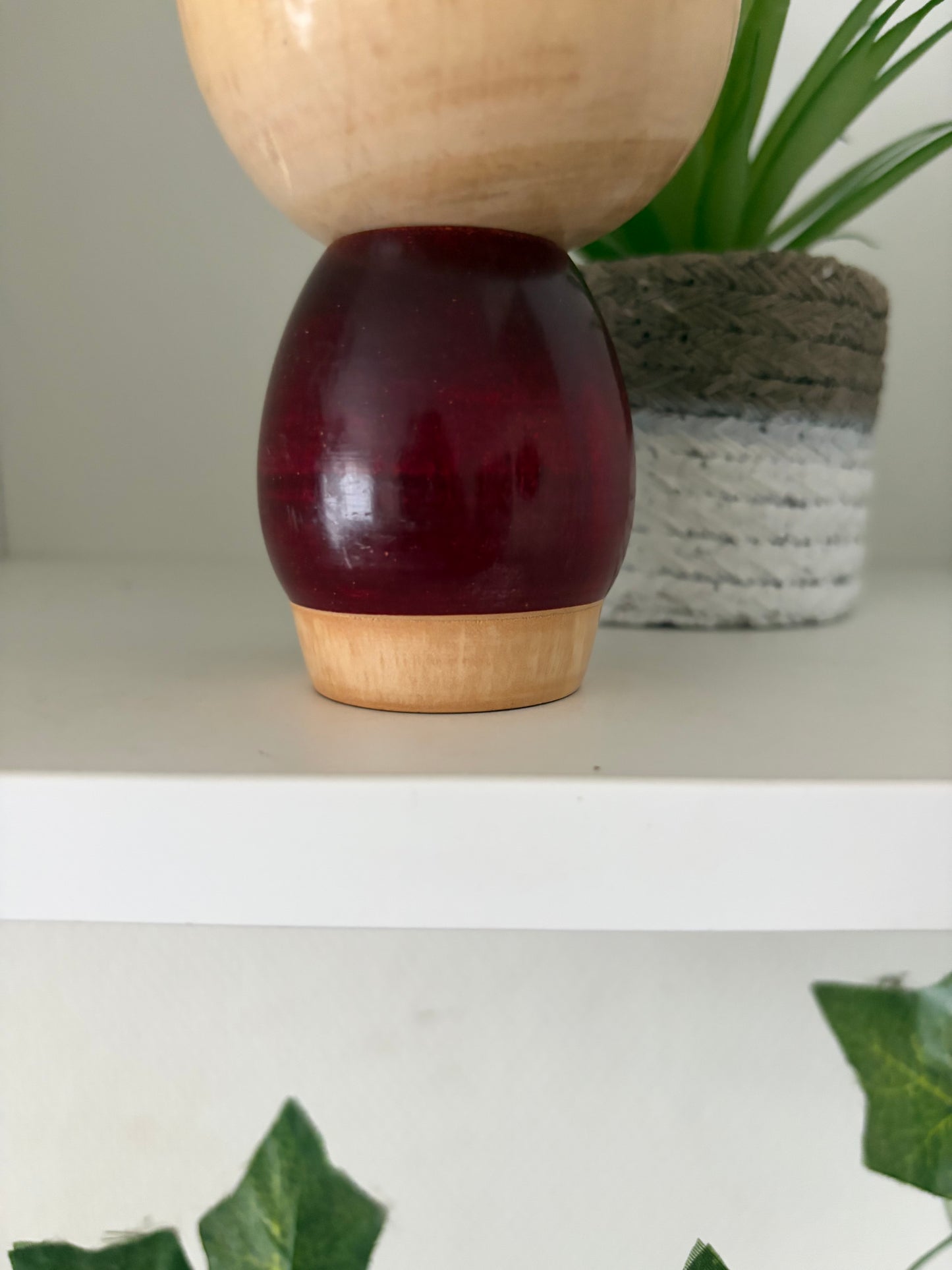 Rare vintage Sosaku kokeshi by Yuji Kawase (1938-)