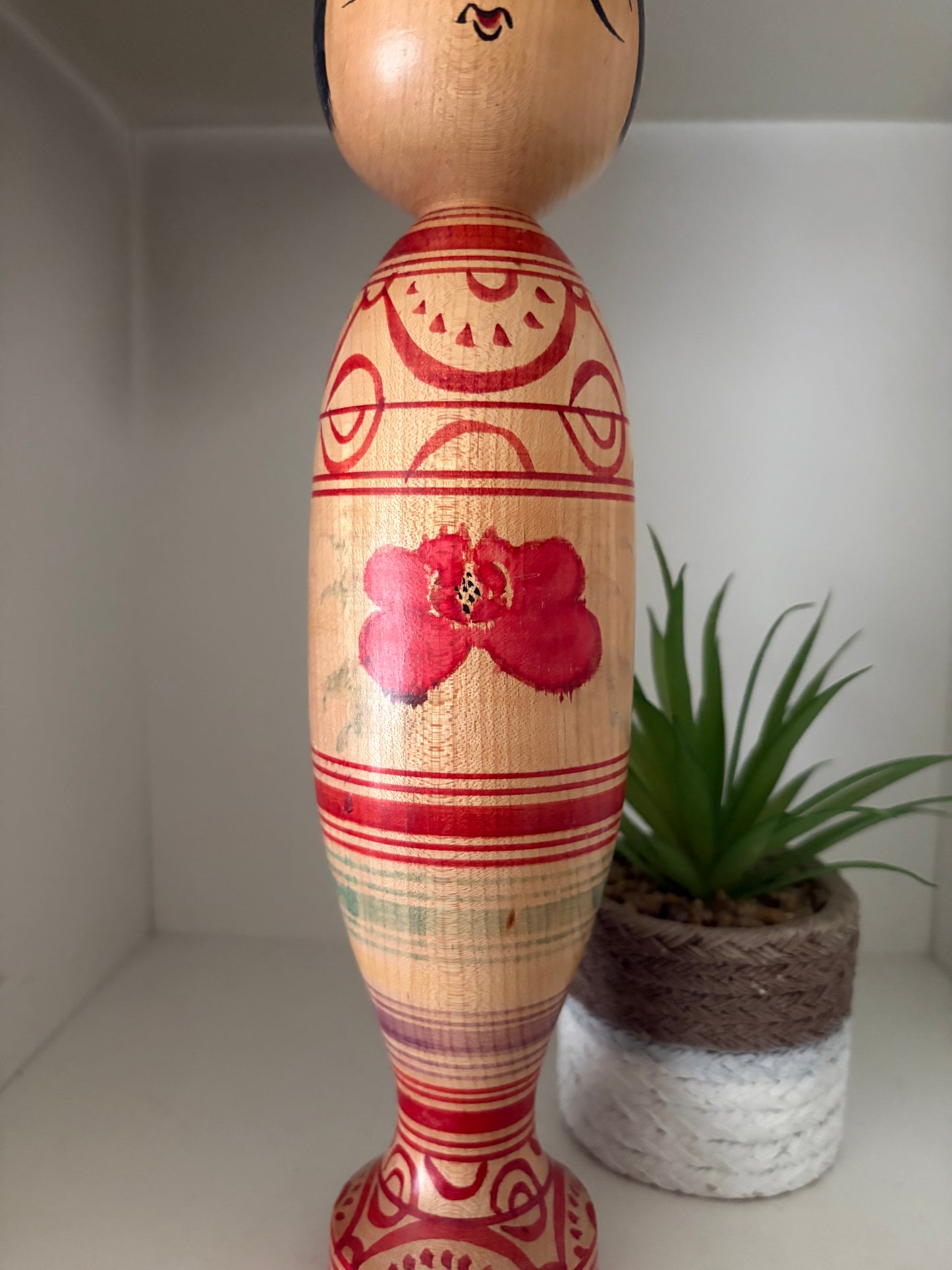 Vintage Tsugaro Kokeshi by Okuse Tetsunori (1940-1992)