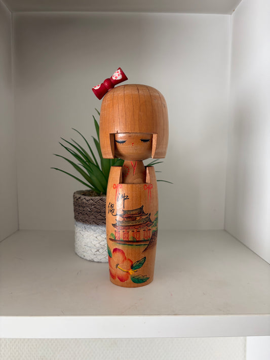 Vintage Gumma Kokeshi by Miyagawa Kunio (1933-)