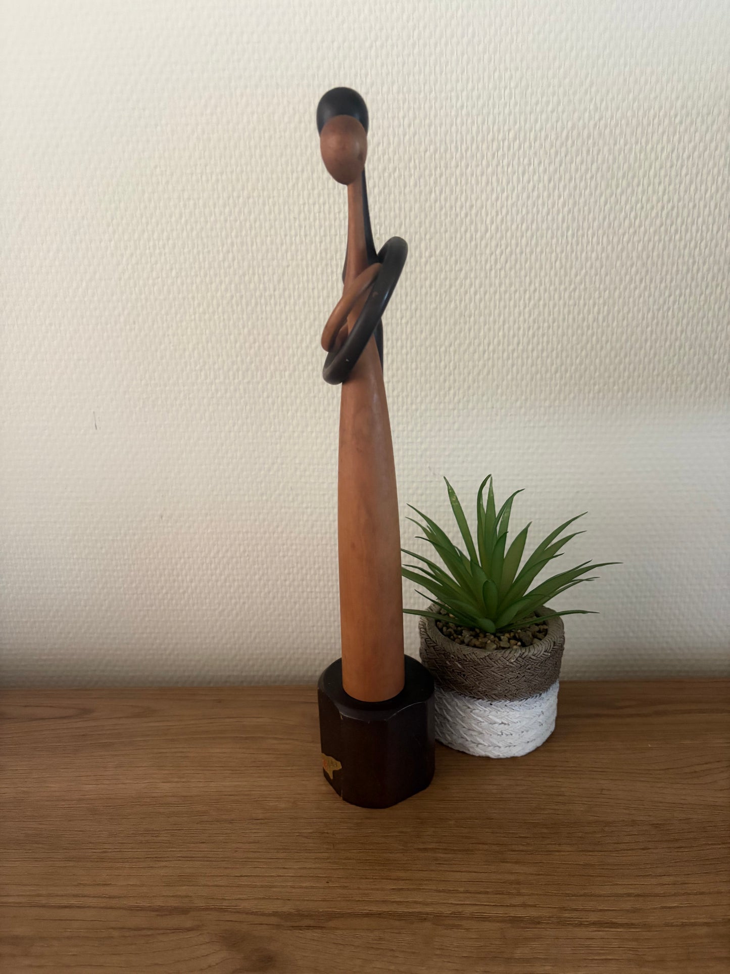 Rare vintage creative kokeshi by Taizan Sugisaki - Akebono