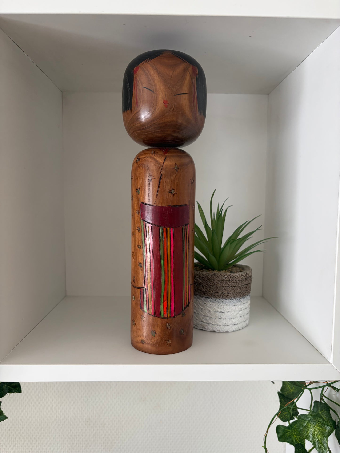 Vintage Creative Kokeshi By Takahashi Akinori (1957-)