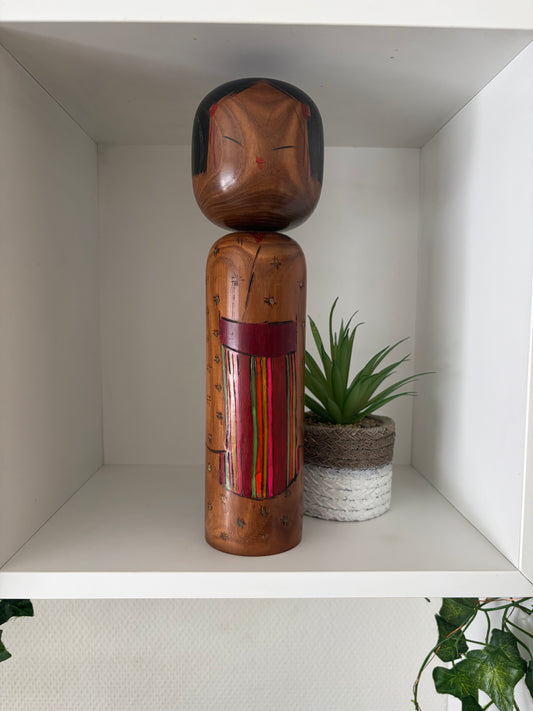 Vintage Creative Kokeshi By Takahashi Akinori (1957-)