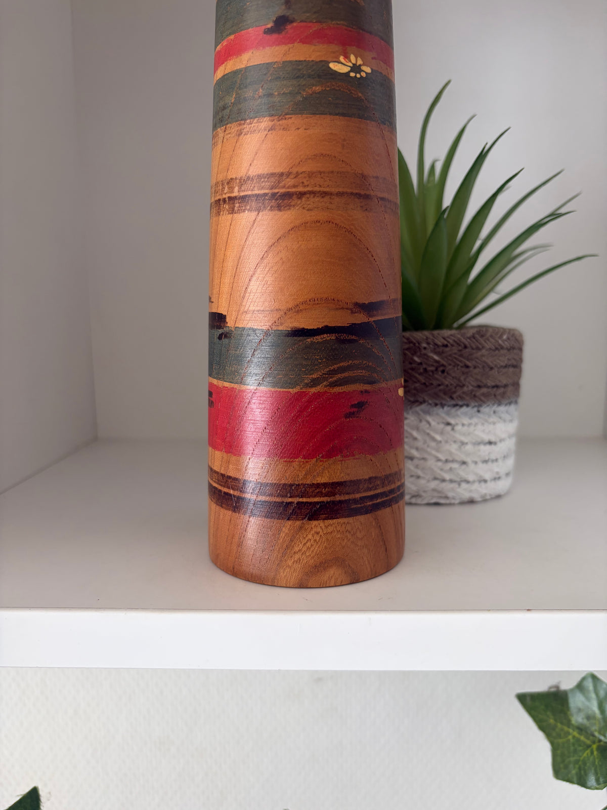 Vintage Sosaku kokeshi by Sanpei Yamakawa (1926-2012)