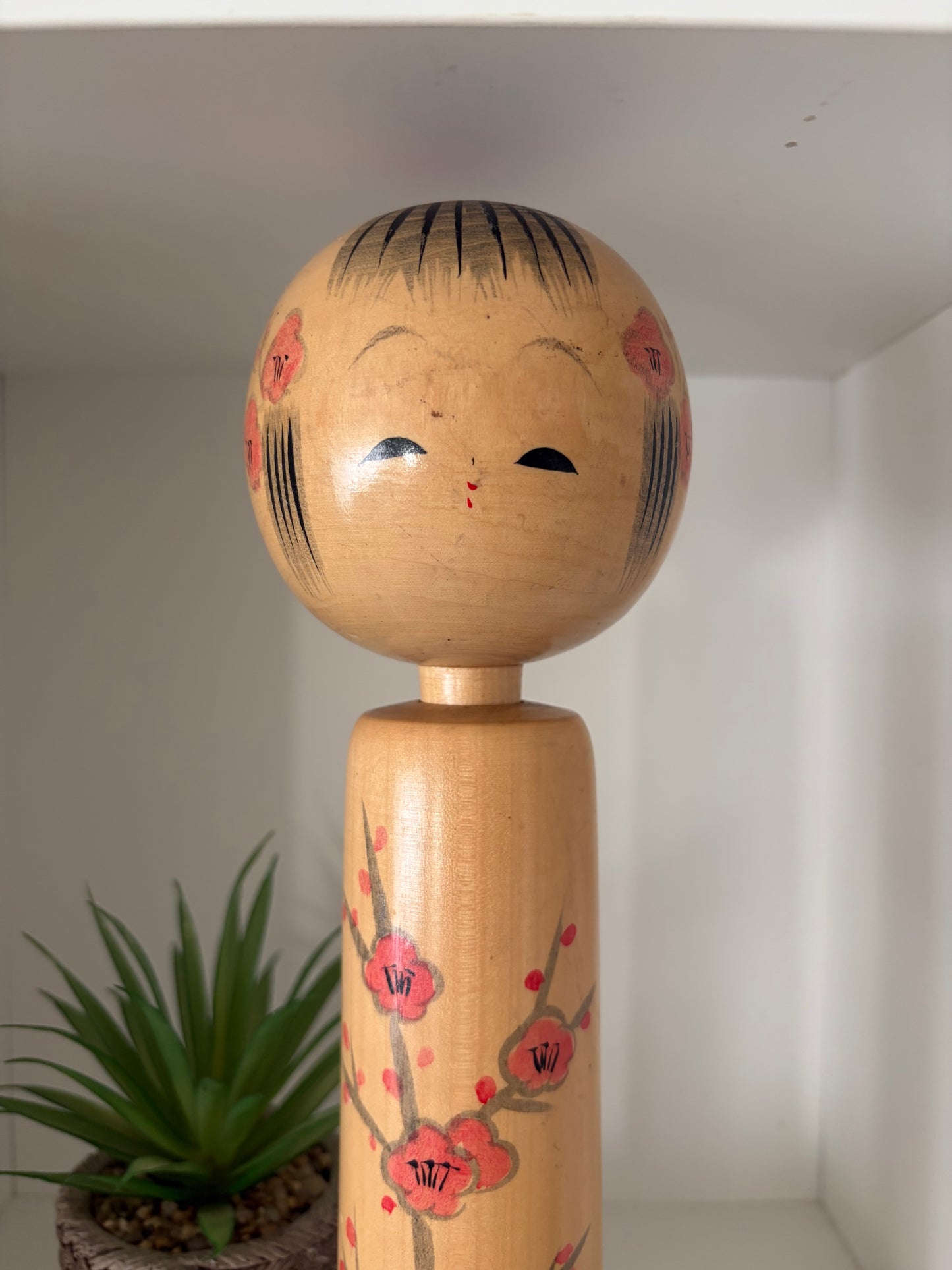 Vintage Sosaku kokeshi by Eiko Shibata (1924-) - Dated 1990