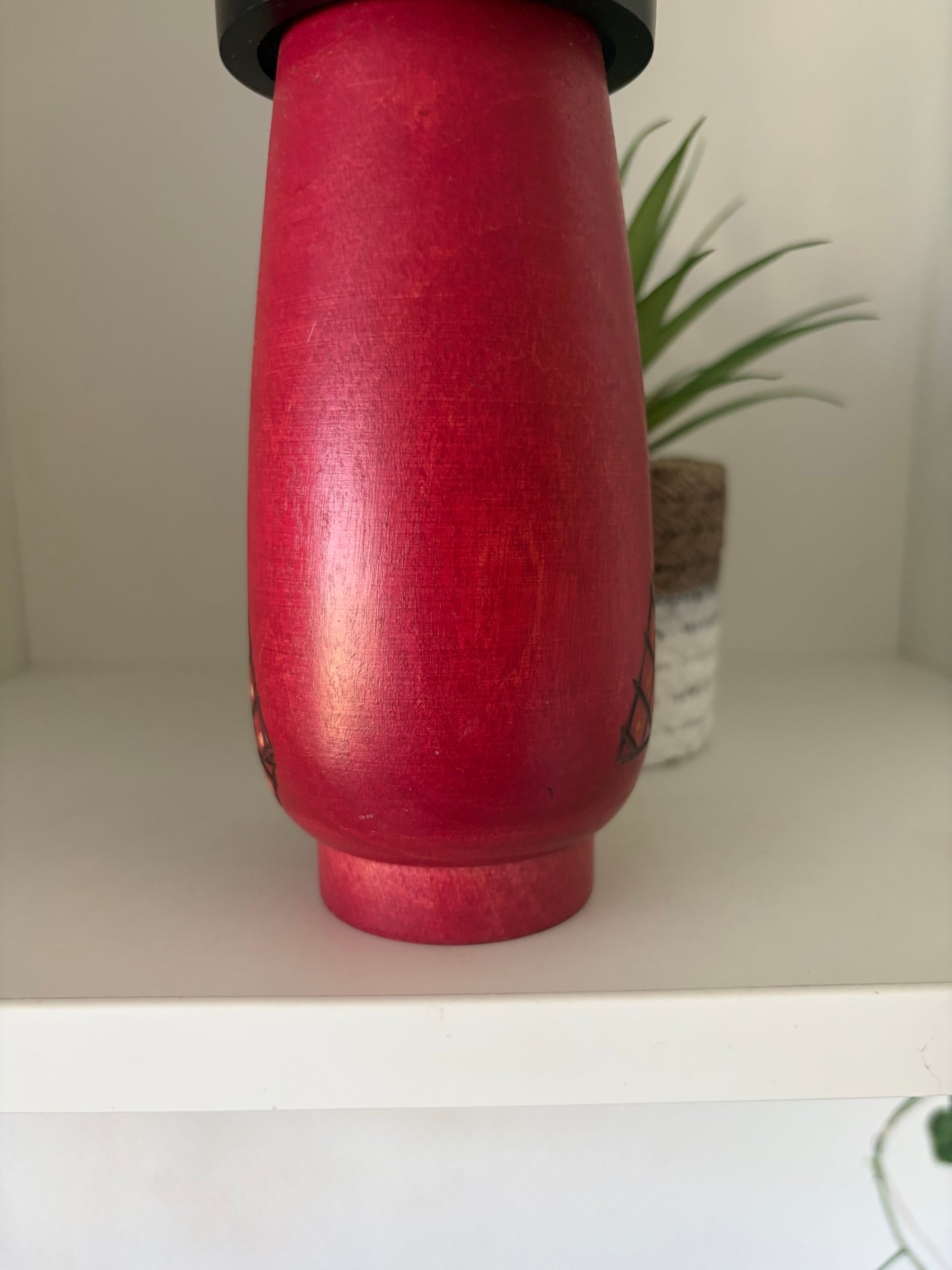 Vintage Gumma kokeshi by Kazuo Takamizawa (1927-)