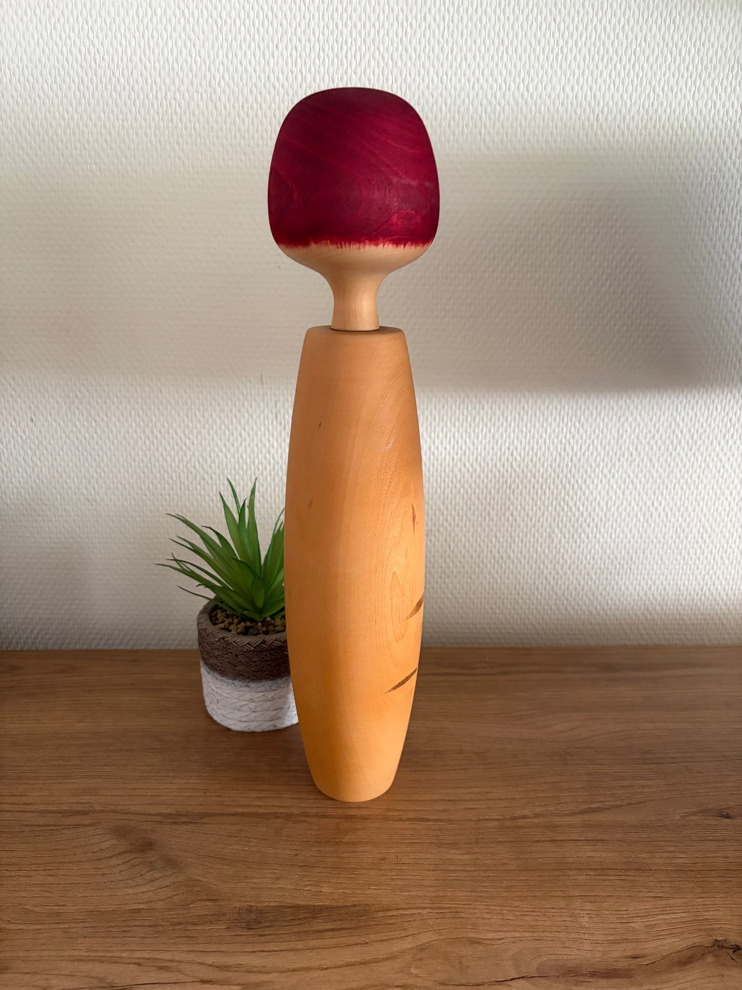 Exclusive vintage Sosaku kokeshi by Aoki Ryoka (1931-)