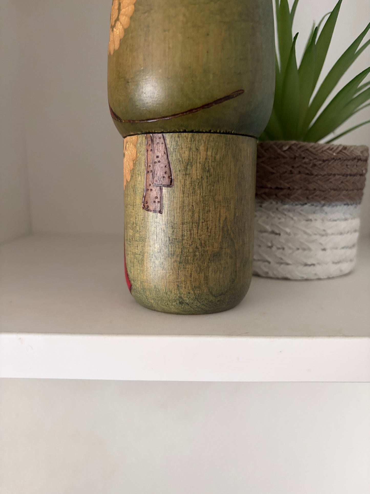 Vintage Gumma Kokeshi By Kazuo Takamizawa (1927-)