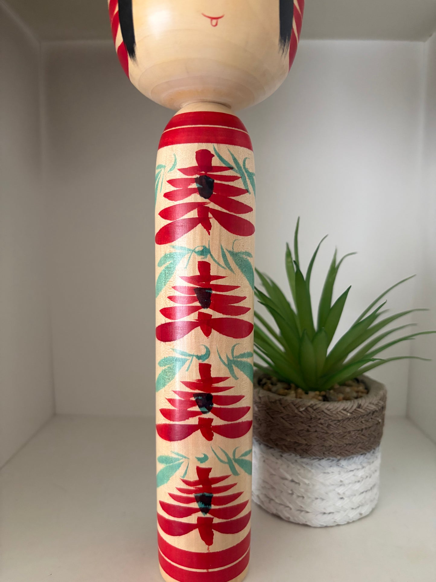 Vintage traditional Togatta kokeshi by Sakuta Takashi