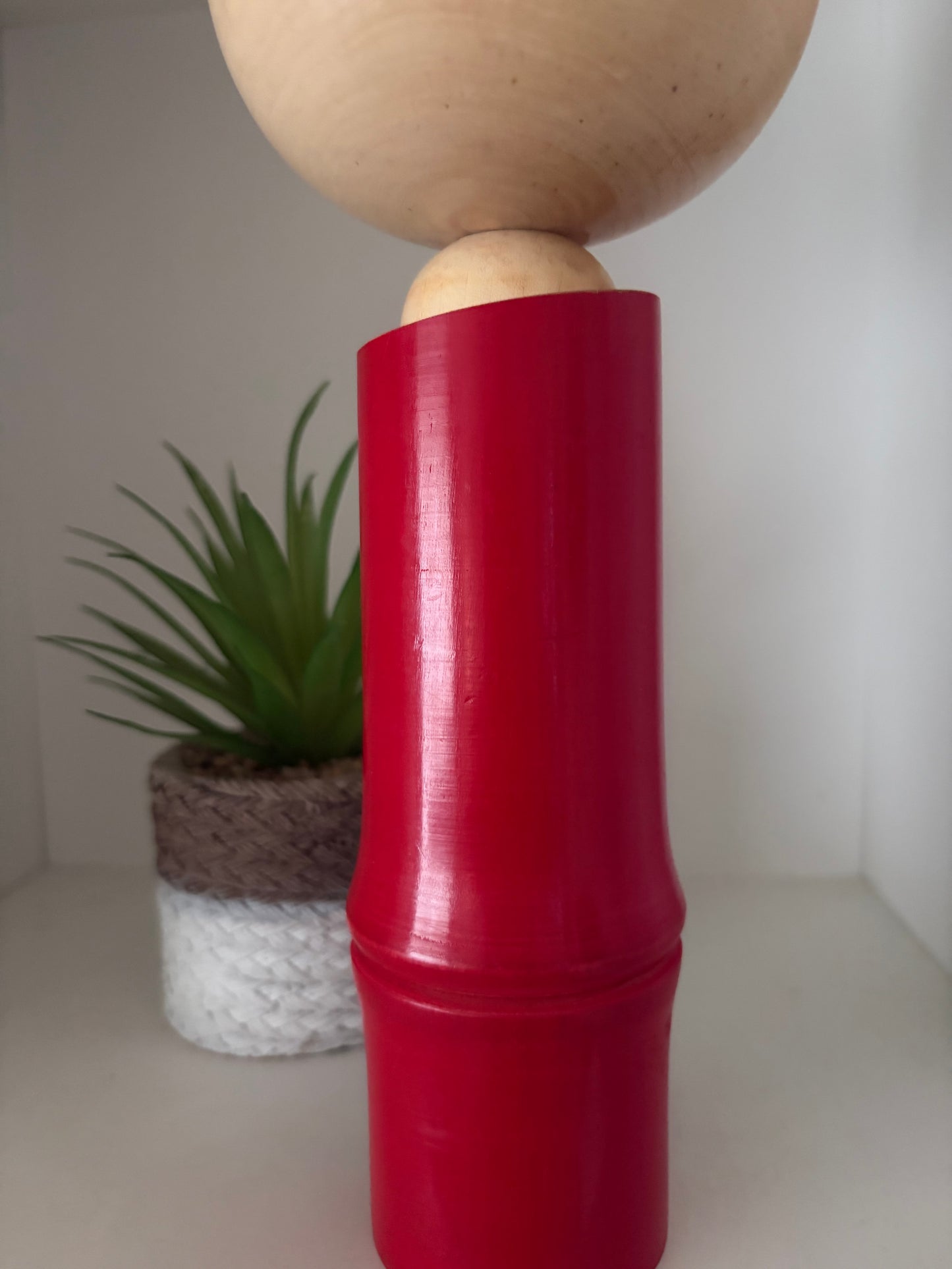 vintage sosaku kokeshi by Kazuo Takamizawa (1927-).