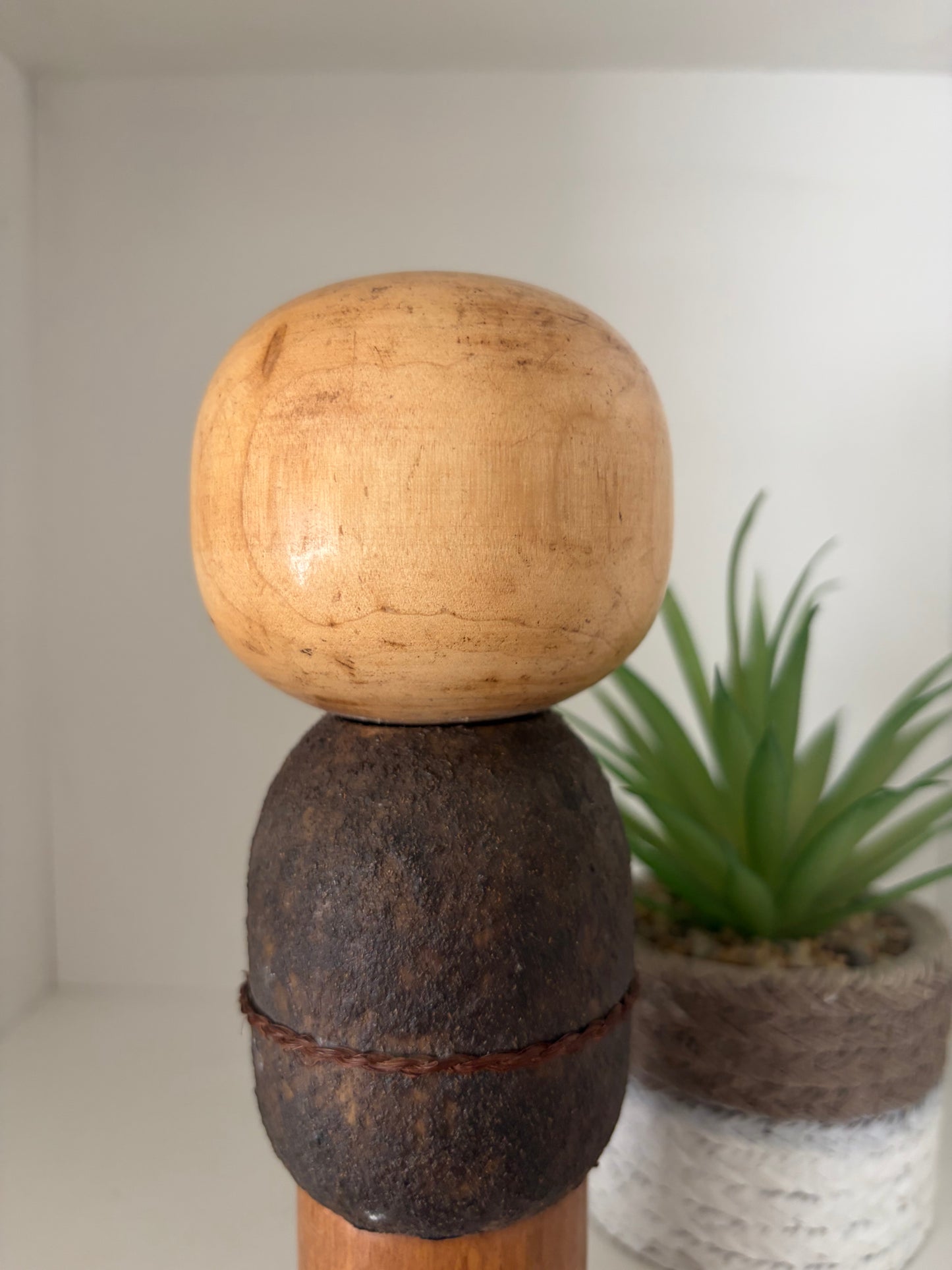 Vintage Sosaku kokeshi by Kiyohara Takao
