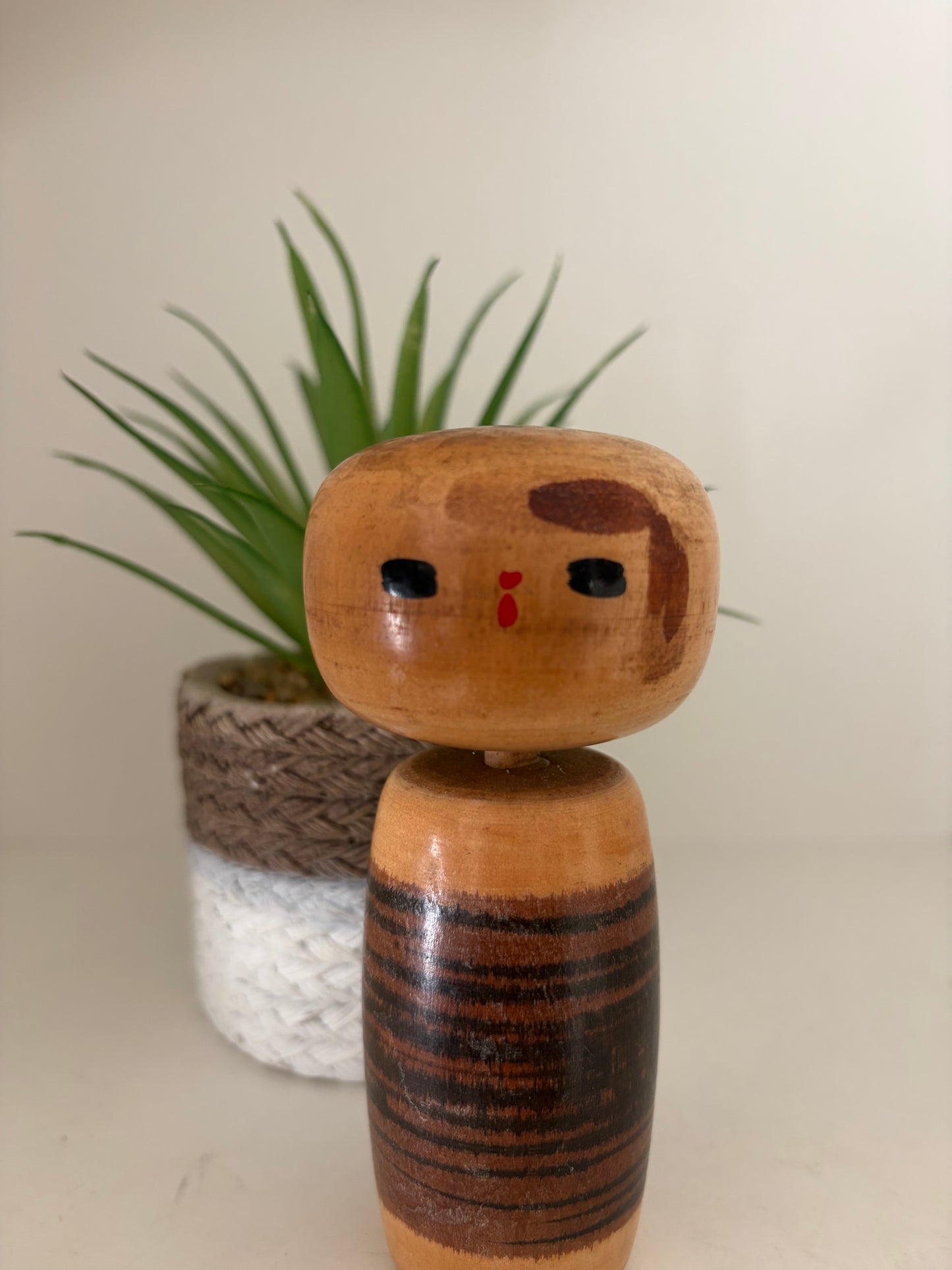 Rare Vintage Creative Kokeshi by renowned artisan Ikuyoshi Yokozuka