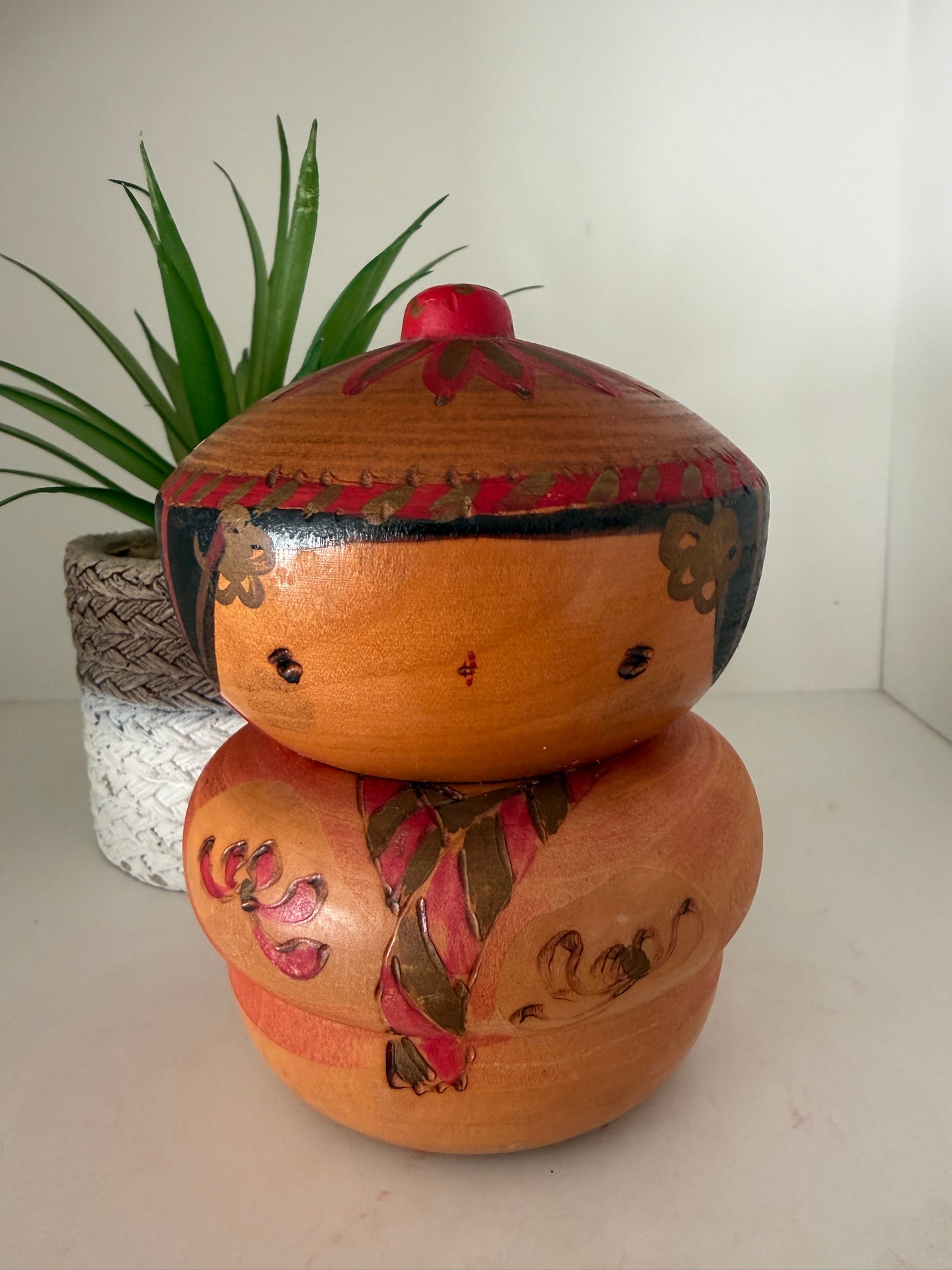 Rare Vintage Creative Kokeshi By Hiroe Fukushima