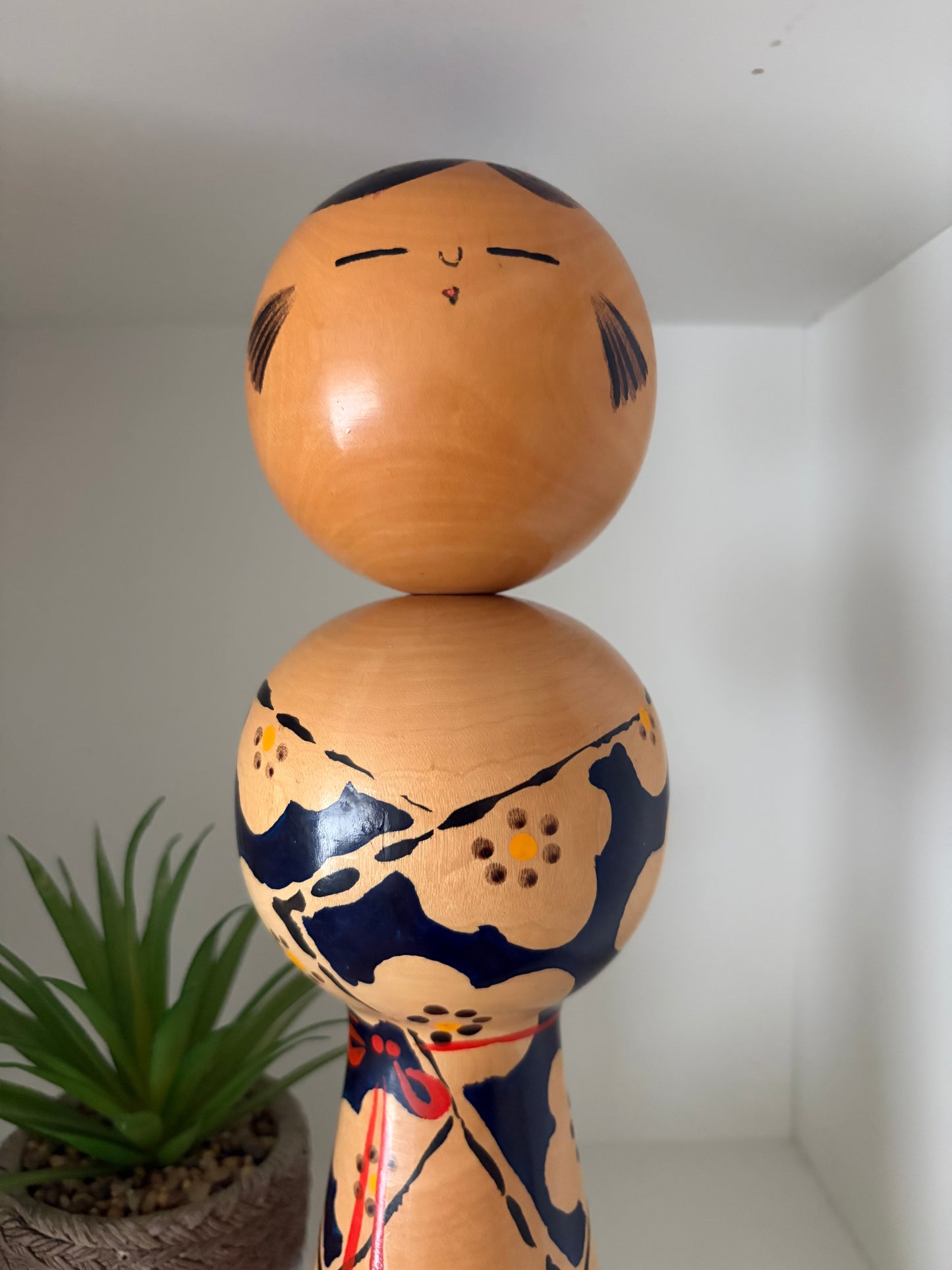 Vintage Japanese Sosaku Kokeshi by Kiyohara Takao (1916-)