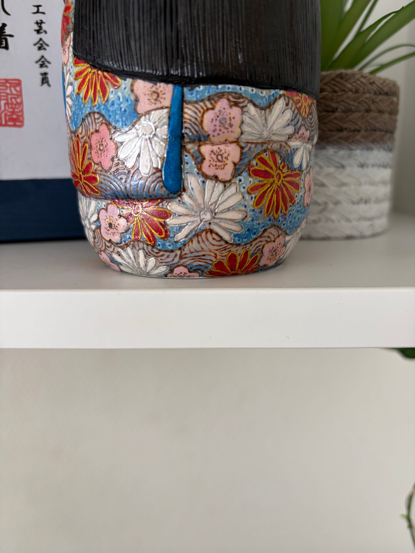 One off a kind Sosaku kokeshi by Megumi Nozawa