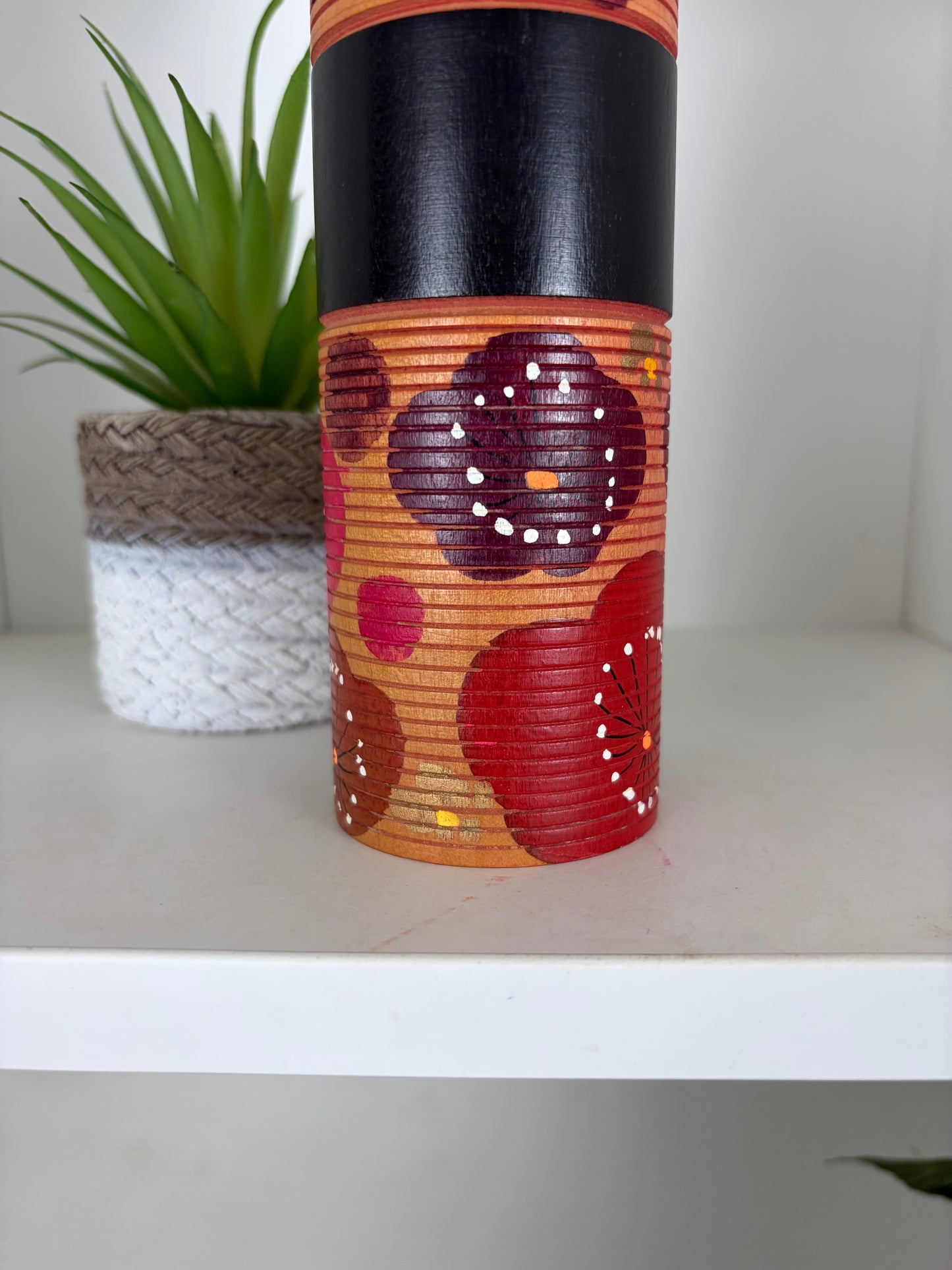Vintage Creative Kokeshi By Takahashi Akinori (1957-)