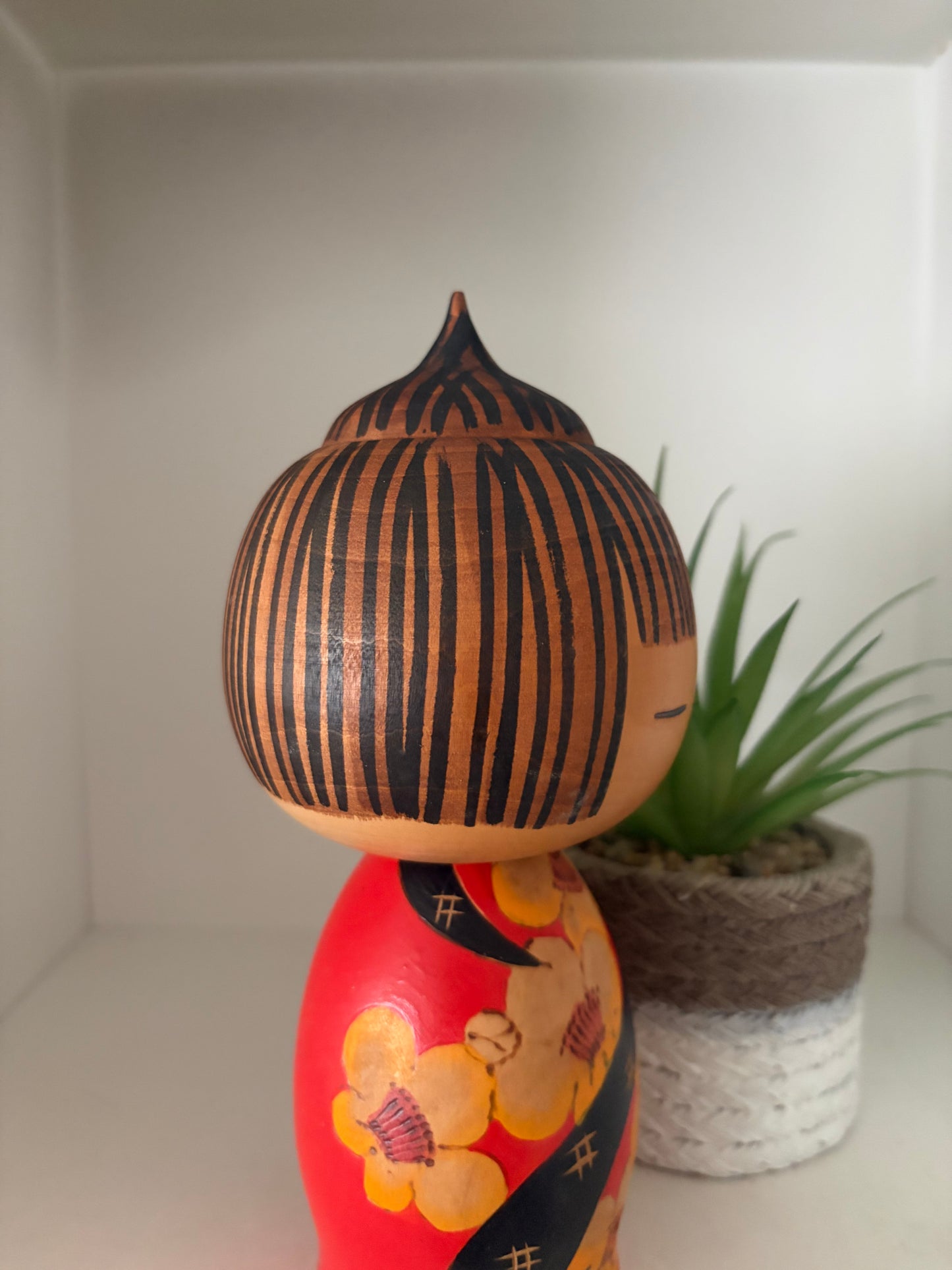 Rare vintage Sosaku kokeshi by Yuji Kawase (1938-)