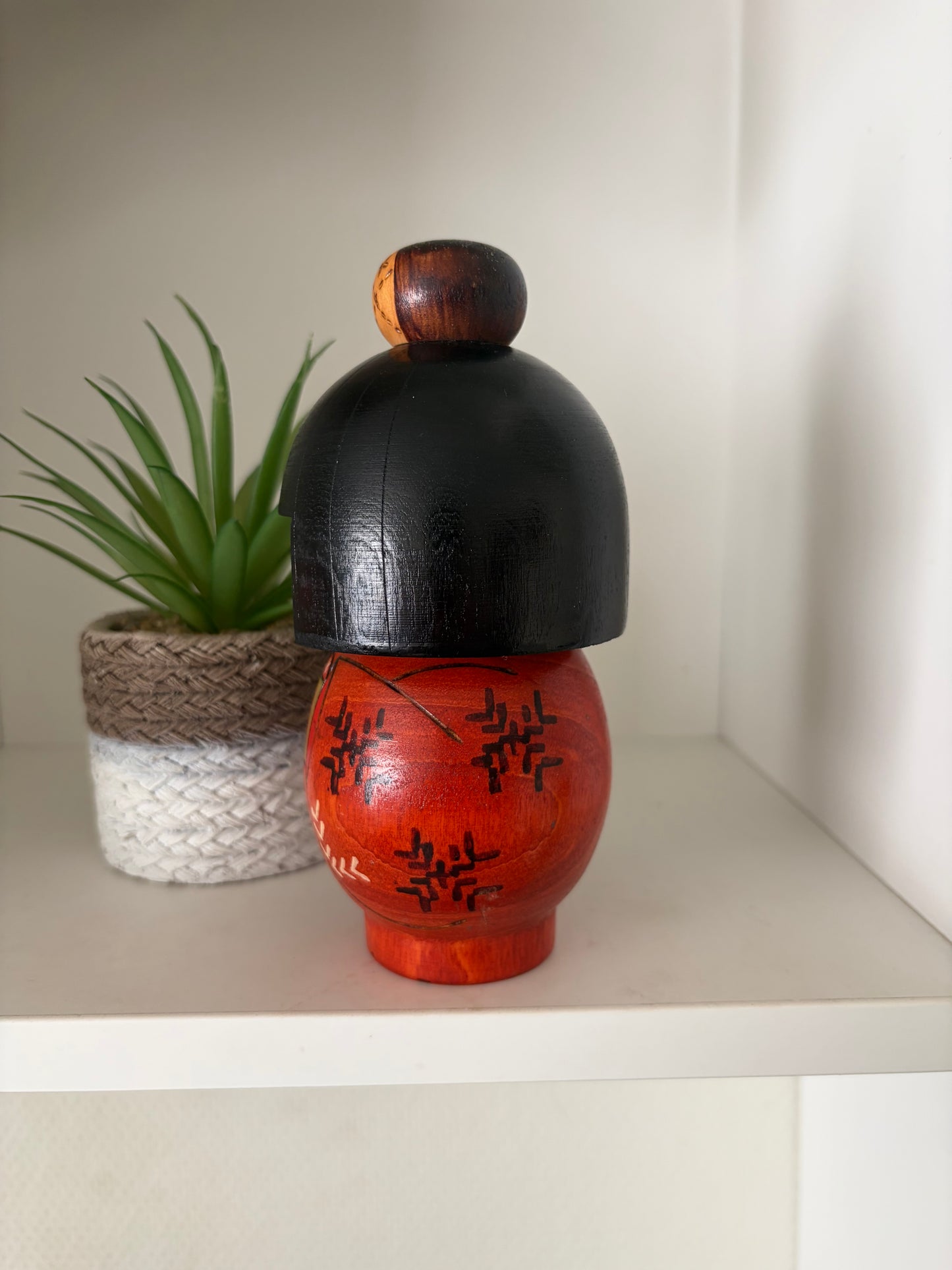 Vintage Gumma kokeshi by Kazuo Takamizawa (1927-)