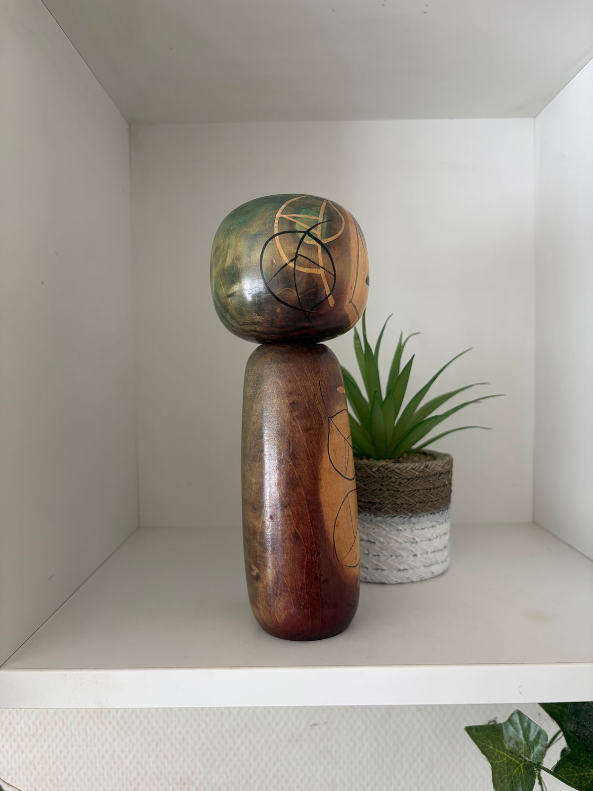 Vintage Sosaku kokeshi by Kato Masami