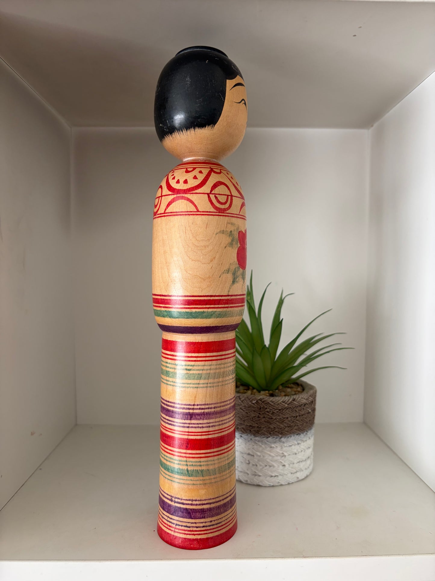 Vintage Tsugaro Kokeshi by Okuse Tetsunori (1940-1992)