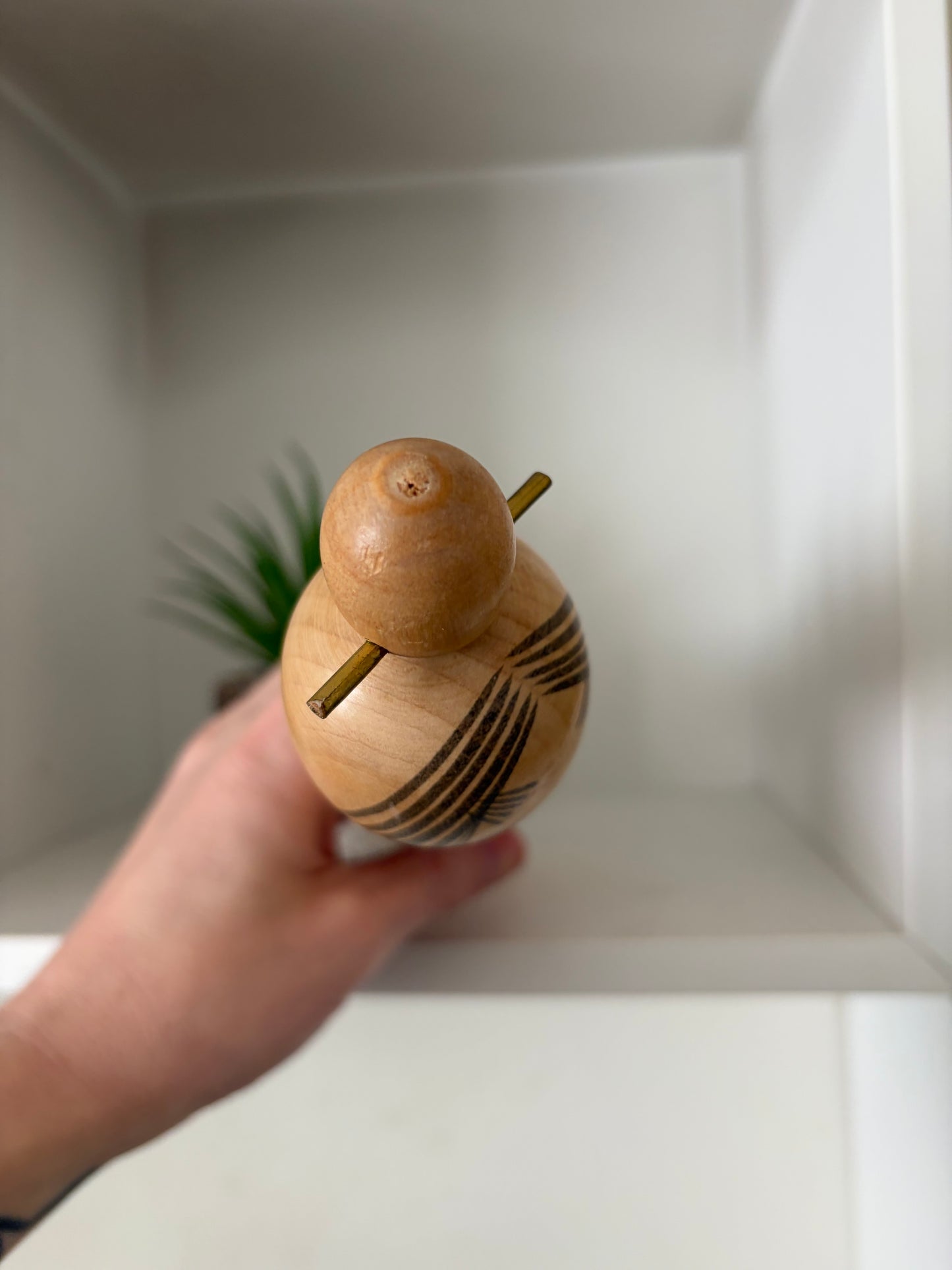 Vintage Sosaku kokeshi by Sato Suigai (1920-) - With box