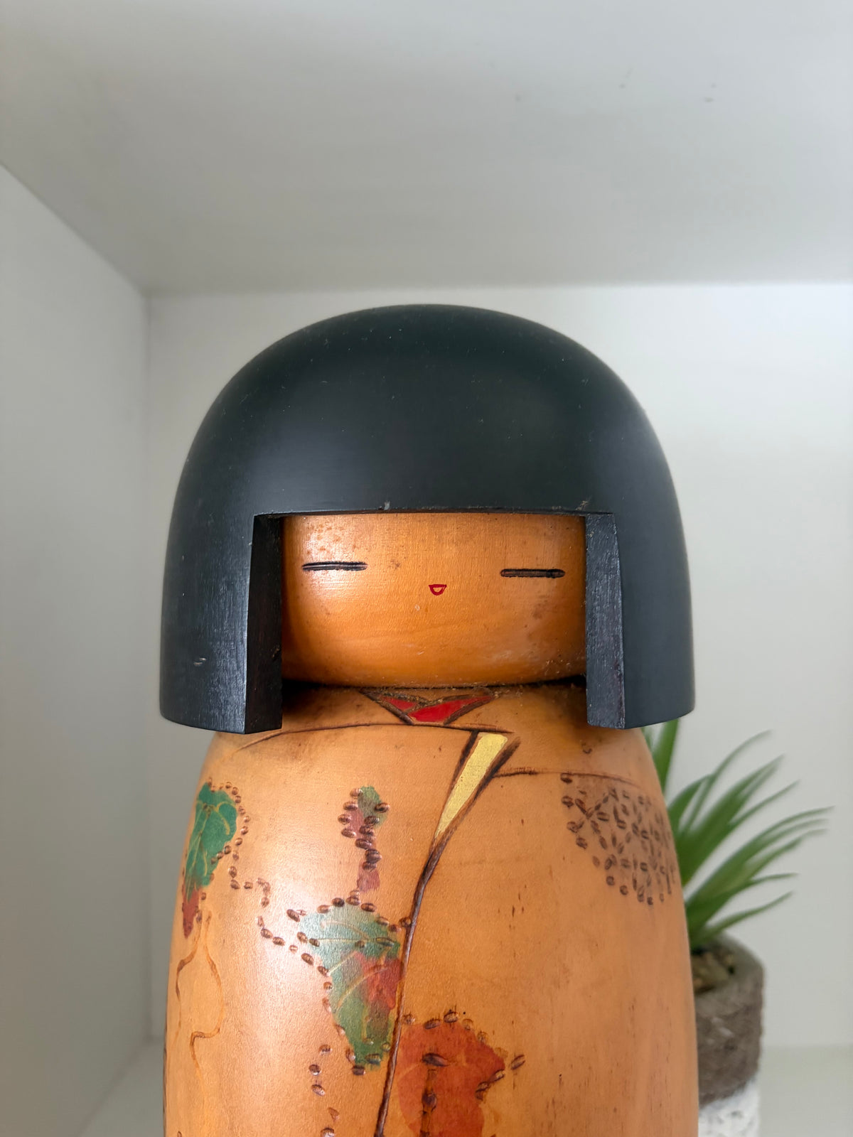 Rare vintage Gumma kokeshi by Uchida Shinichiro