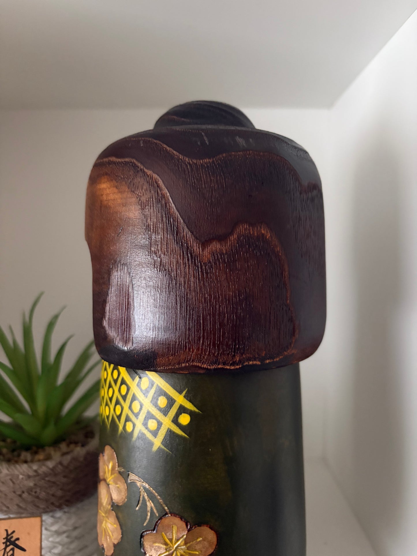 Rare vintage Sosaku kokeshi by Aramaki Kyoho